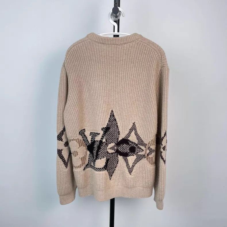 Louis Vuitton Louis Vuitton Ski Collection Beige Floral Embroidered Wool Size US S / EU 44-46 / 1 - 2 Thumbnail