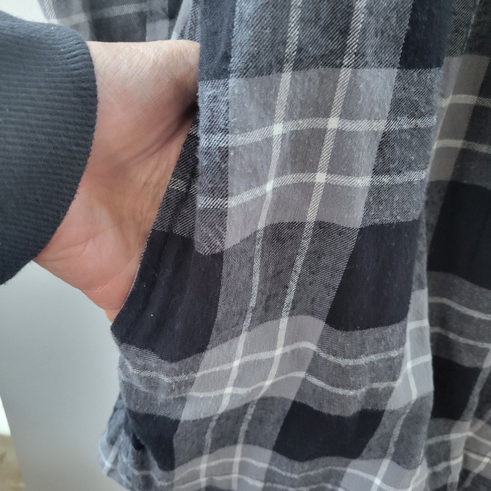 & Other Stories Beach Lunch Lounge Black & White Babydoll Dress M Flannel Size M / US 6-8 / IT 42-44 - 5 Thumbnail