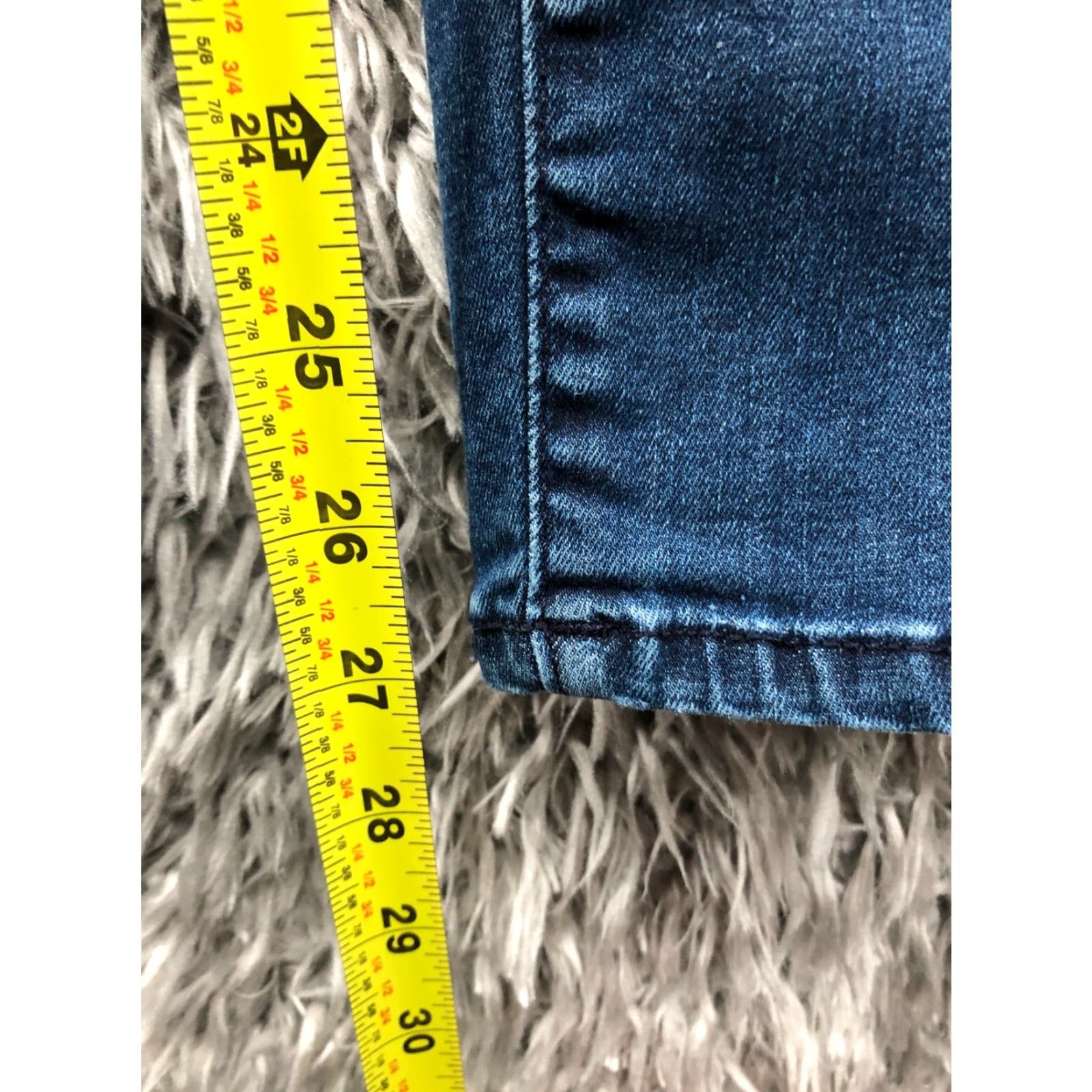 Gap Gap 1969 Always Skinny Jeans Medium Wash Blue Denim Womens Size 4 Mid Rise 28in Inseam denim jeans Size 27" / US 4 / IT 40 - 4 Thumbnail
