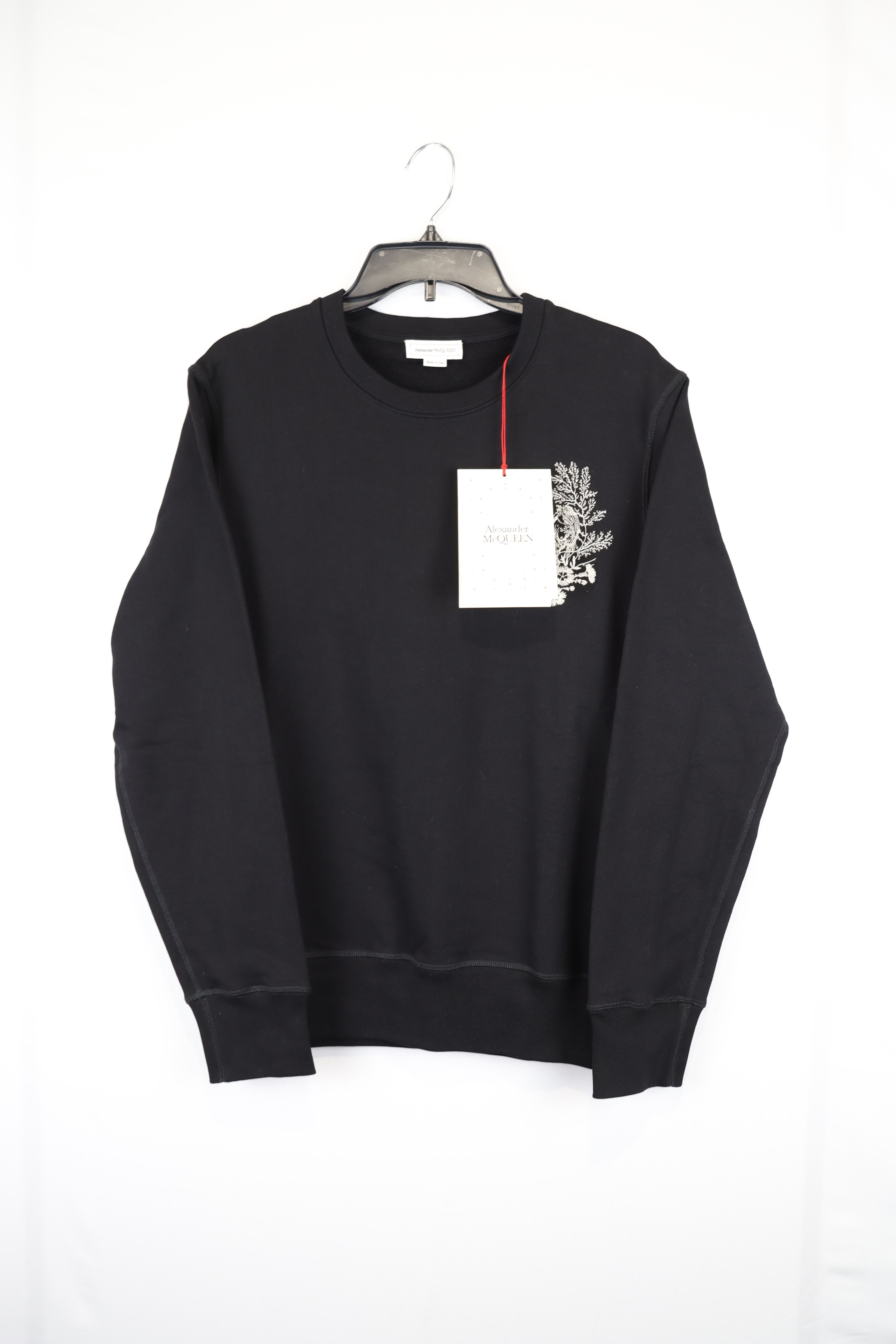 image of Alexander Mcqueen O1Rshd10124 Sweatshirt In Black, Men's (Size Medium)