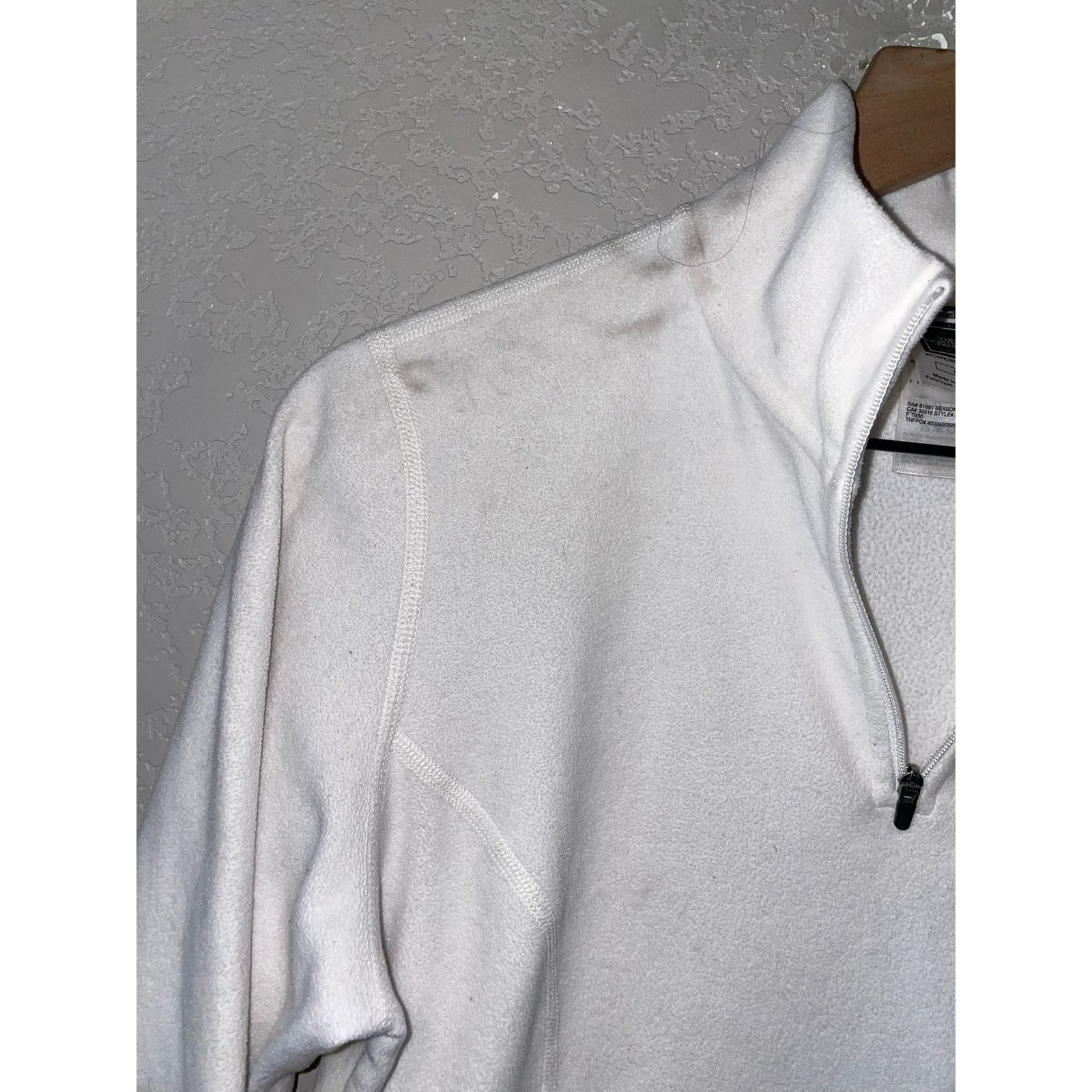 The North Face Womens The North Face White Fleece Sweater Jacket TNF Small Size S / US 4 / IT 40 - 3 Thumbnail