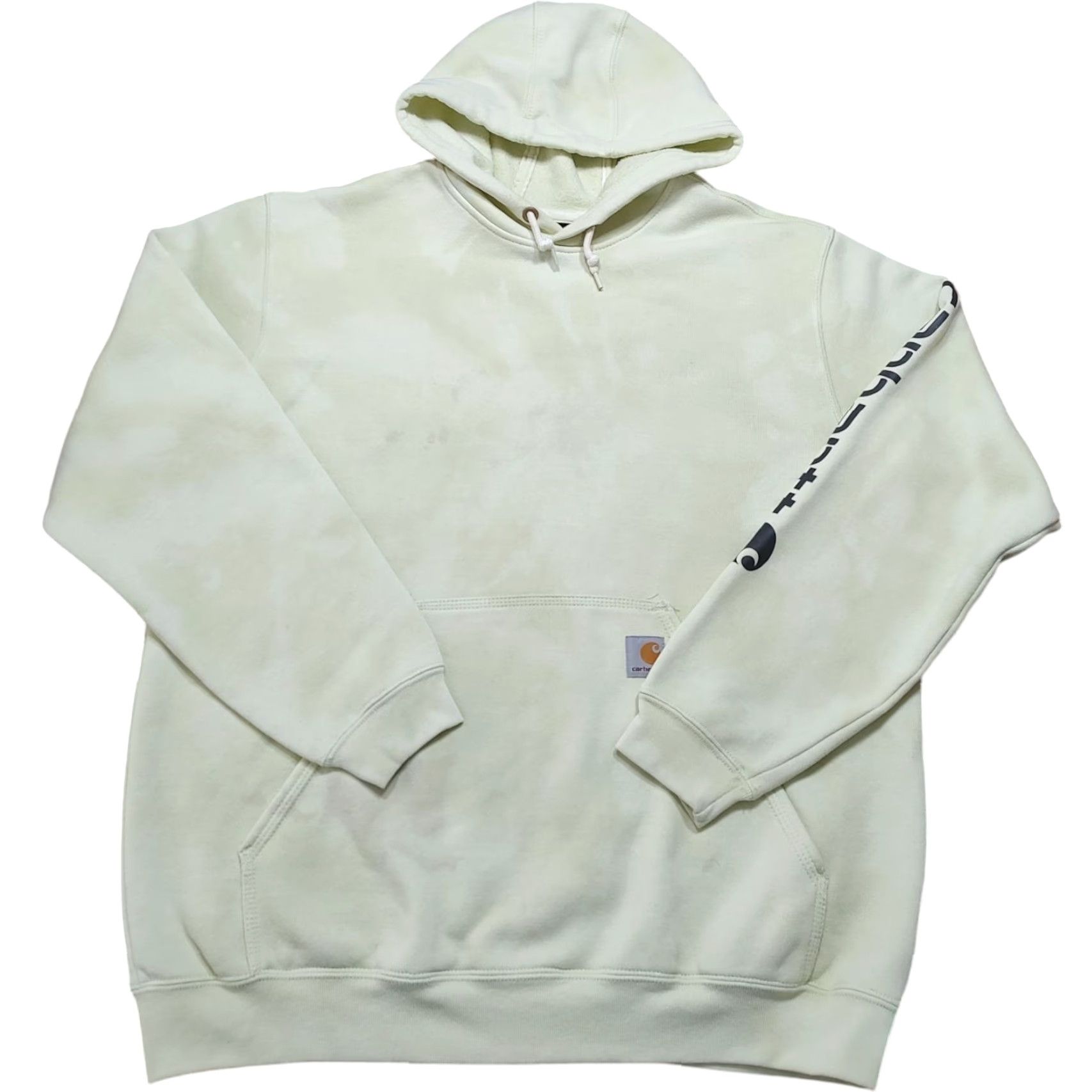 Carhartt VINTAGE Carhartt Mens Large Lime Green Loose Hoodie Sweatshirt Acid Wash Tie Dye 1 Of 1 Size US L / EU 52-54 / 3 - 2 Thumbnail