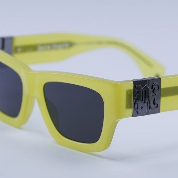 Palm Angels Palm Angels PERI10J MAGNOLIA 1807 Sunglasses Yellow Frame Size ONE SIZE - 3 Thumbnail
