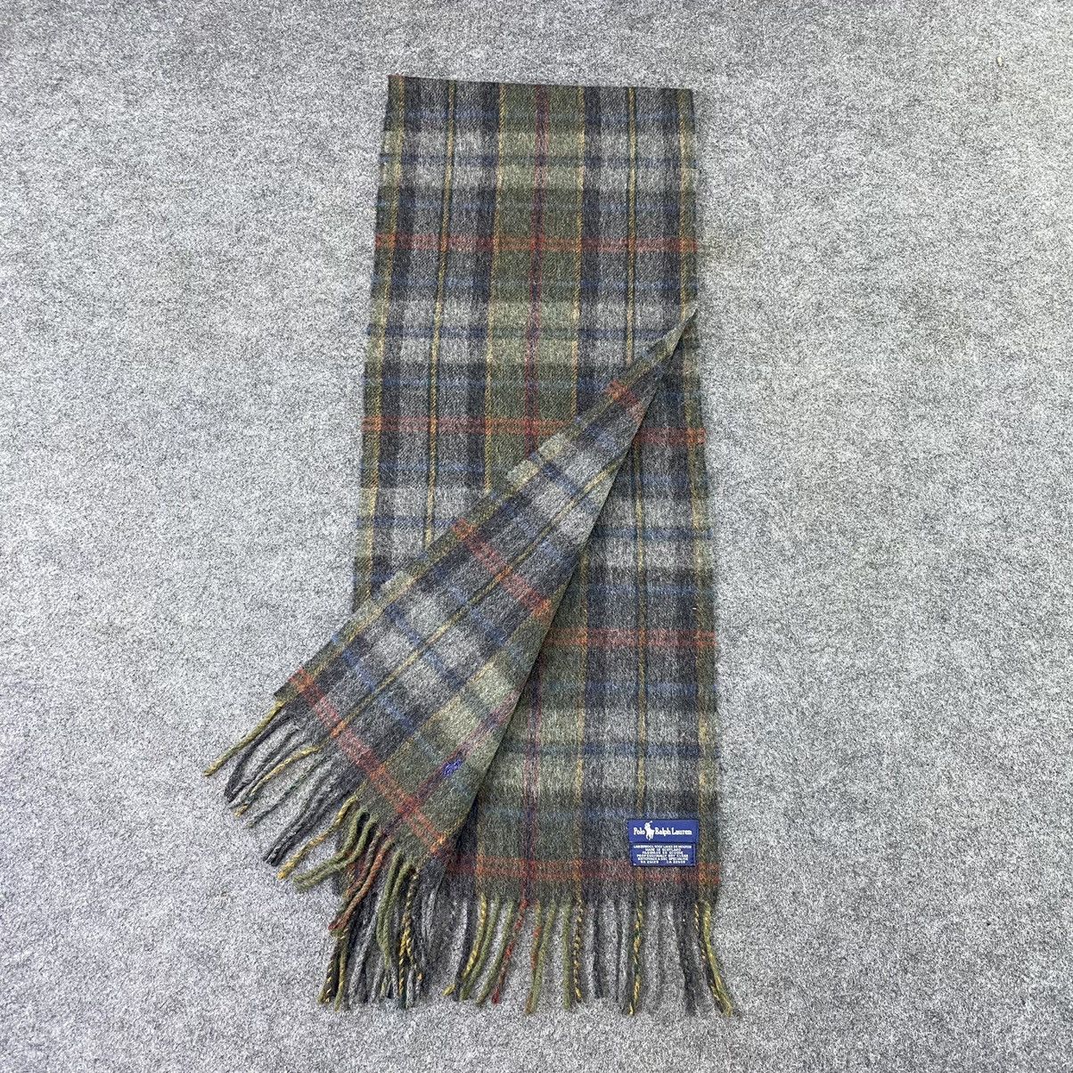Polo Ralph Lauren × Vintage Polo Ralph Lauren Wool Muffler/ Scar / Neckwear - T1385 Size ONE SIZE - 4 Thumbnail