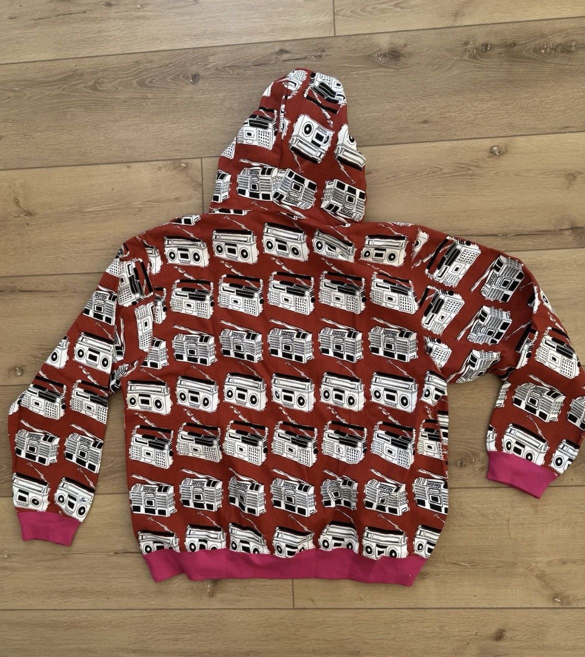 Billionaire Boys Club RARE OG 2007 BBC/ICE CREAM BOOMBOX FULLZIP HOODIE Size US XXL / EU 58 / 5 - 5 Thumbnail