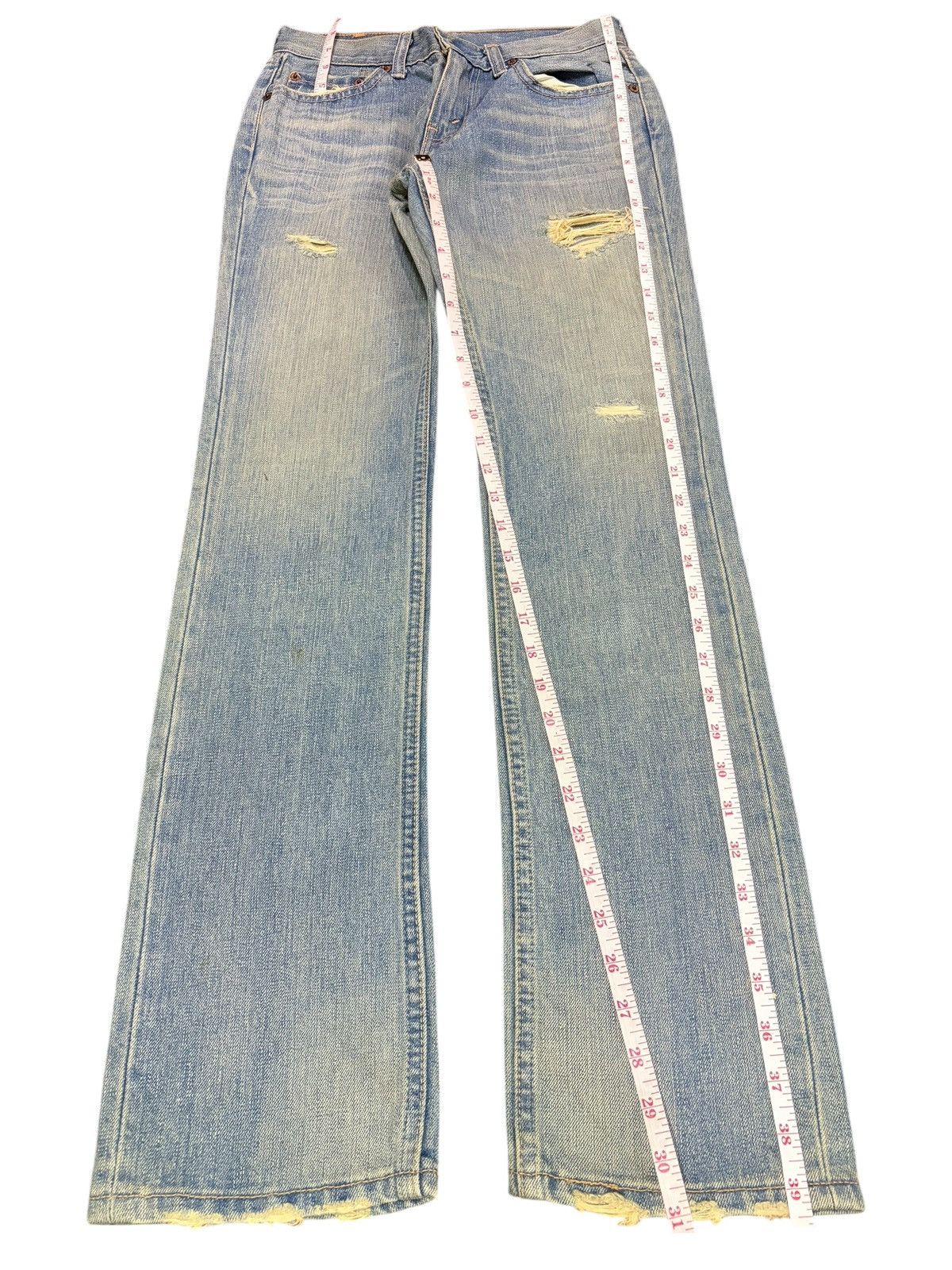 Levi's Vintage 90s Levis 502 Rusty Wash Distressed Jeans Size 26" / US 2 / IT 38 - 7 Thumbnail