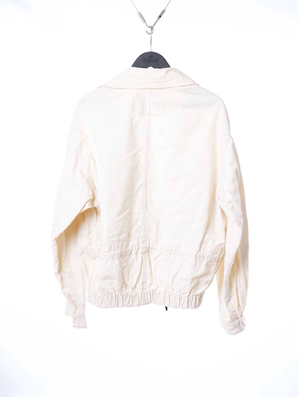 CMMN SWDN Cmon Swdn Full Zip Beige Denim jacket sz50 Size US M / EU 48-50 / 2 - 8 Thumbnail