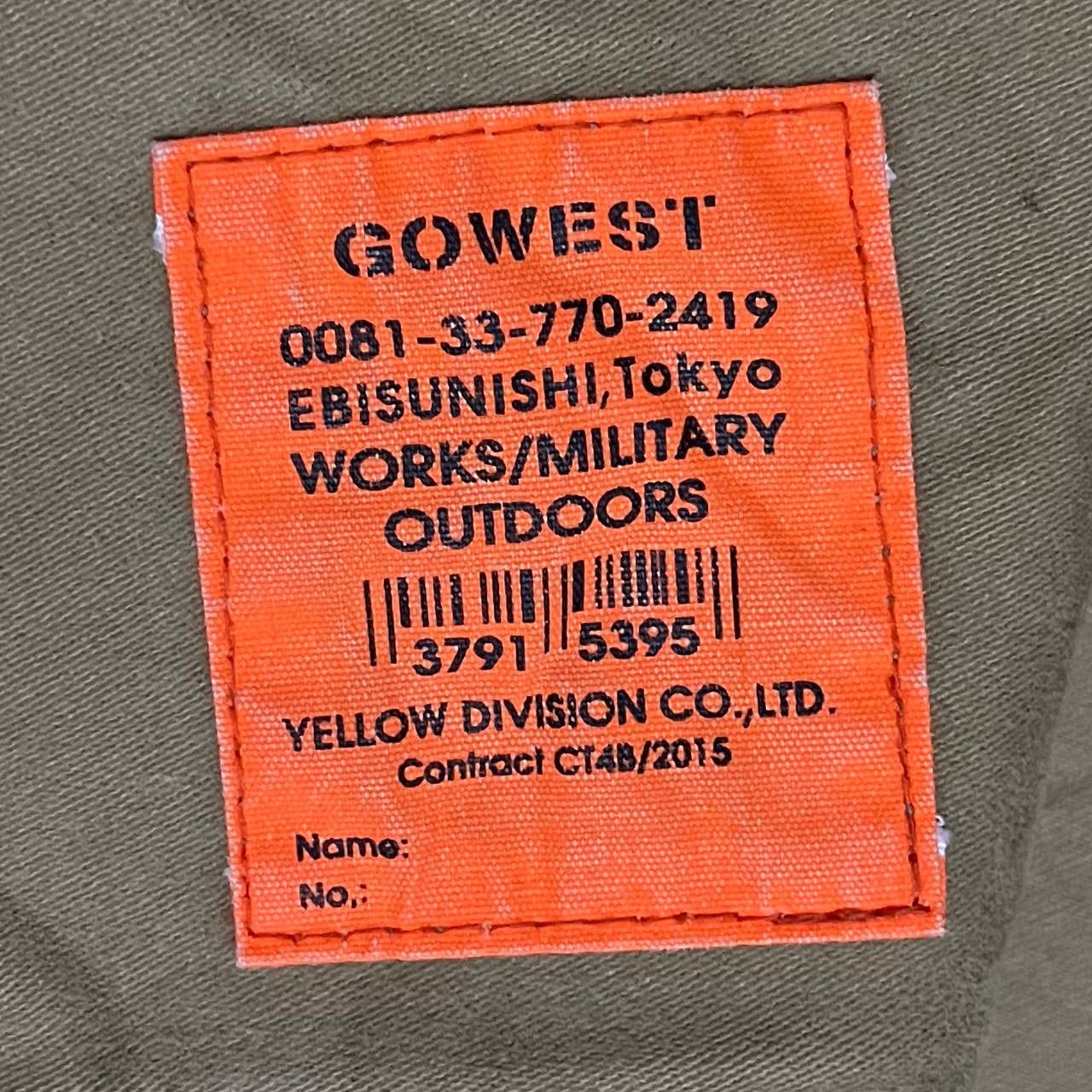Japanese Brand Vintage Gowest Yellow Division Collarless Jacket Size US S / EU 44-46 / 1 - 11 Thumbnail