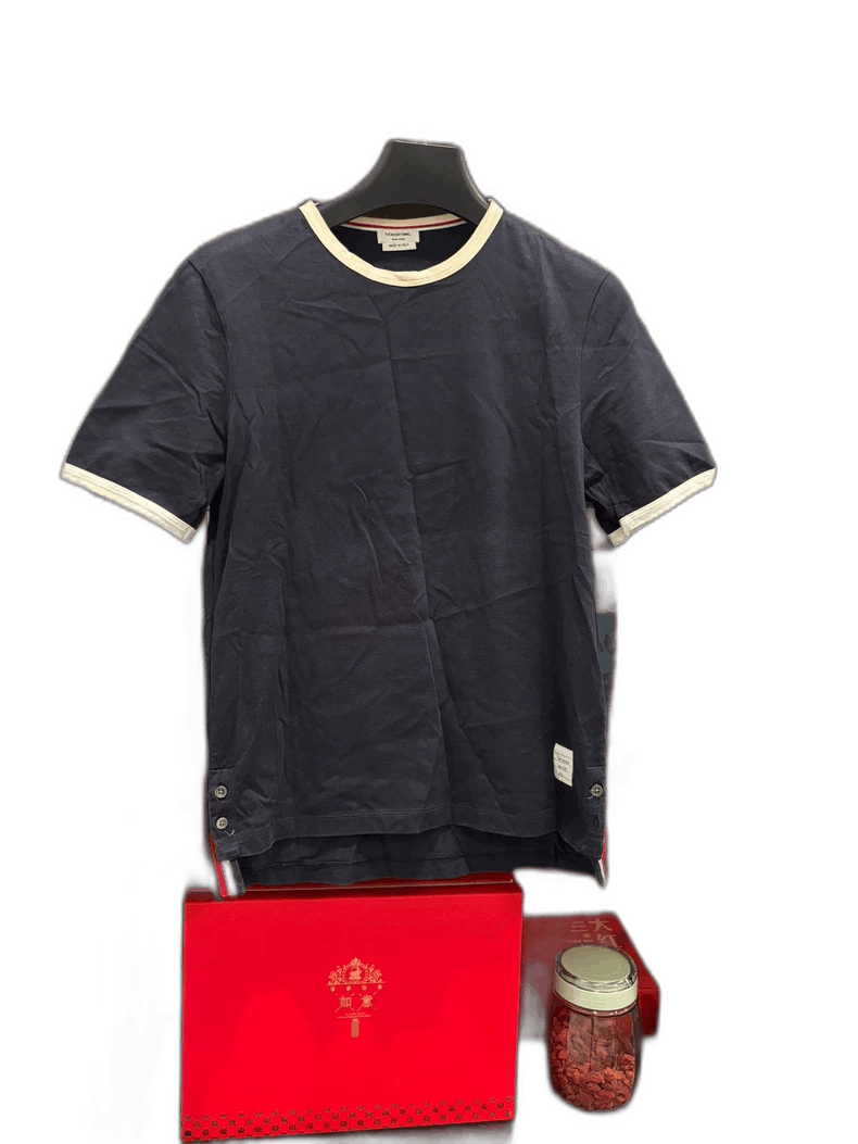 Thom Browne Thom Browne Short Sleeve Blue Shirt Size US S / EU 44-46 / 1 - 1 Thumbnail