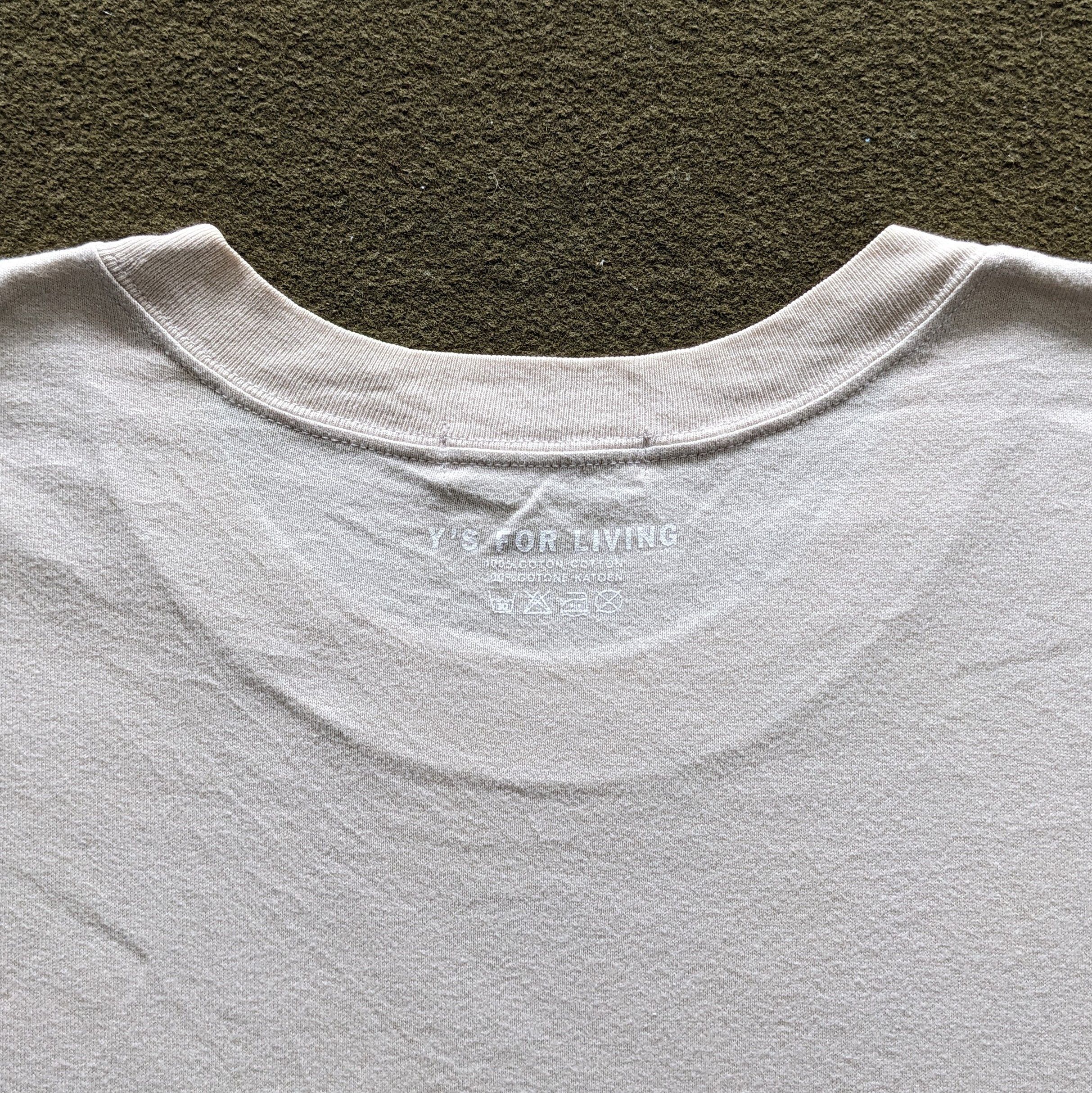 Yves Saint Laurent Vintage 90's Y'S For Living Japanese Brand T-shirt Size US L / EU 52-54 / 3 - 3 Thumbnail