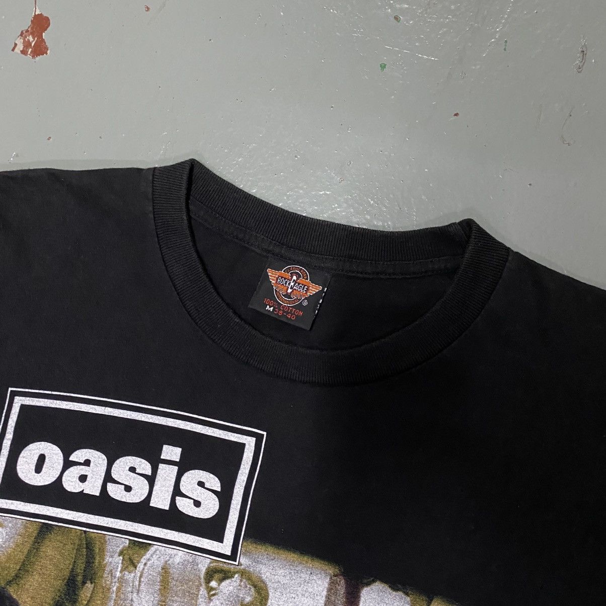 Band Tees × Rap Tees × Vintage Vintage 90s Oasis Rap Tee Britpop Promo Shirt Size US M / EU 48-50 / 2 - 4 Thumbnail