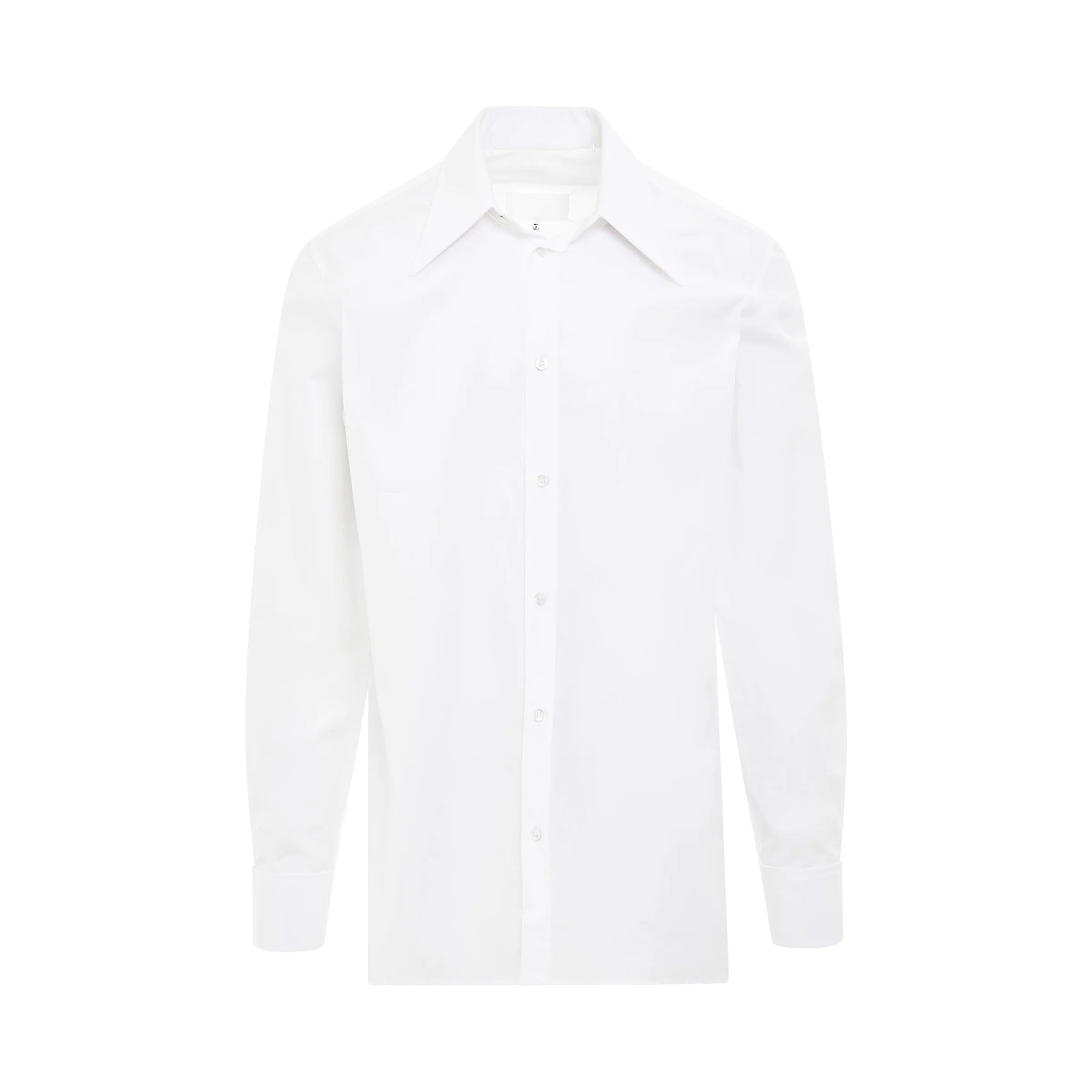 Maison Margiela o1mris0824 Shirt in White Size US L / EU 52-54 / 3 - 1 Thumbnail