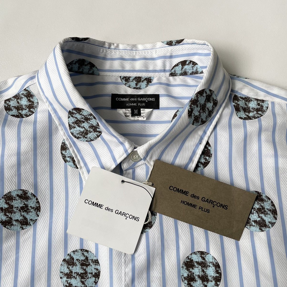 Comme des Garcons S/S 11 Stripe + Polka Dot Shirt Size US M / EU 48-50 / 2 - 3 Thumbnail