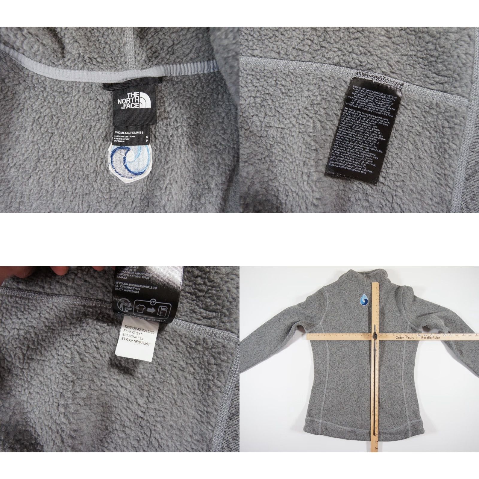 The North Face The North Face Women's Sweater Fleece Jacket Small Gray Full Zip Outdoor Casual Size S / US 4 / IT 40 - 8 Thumbnail