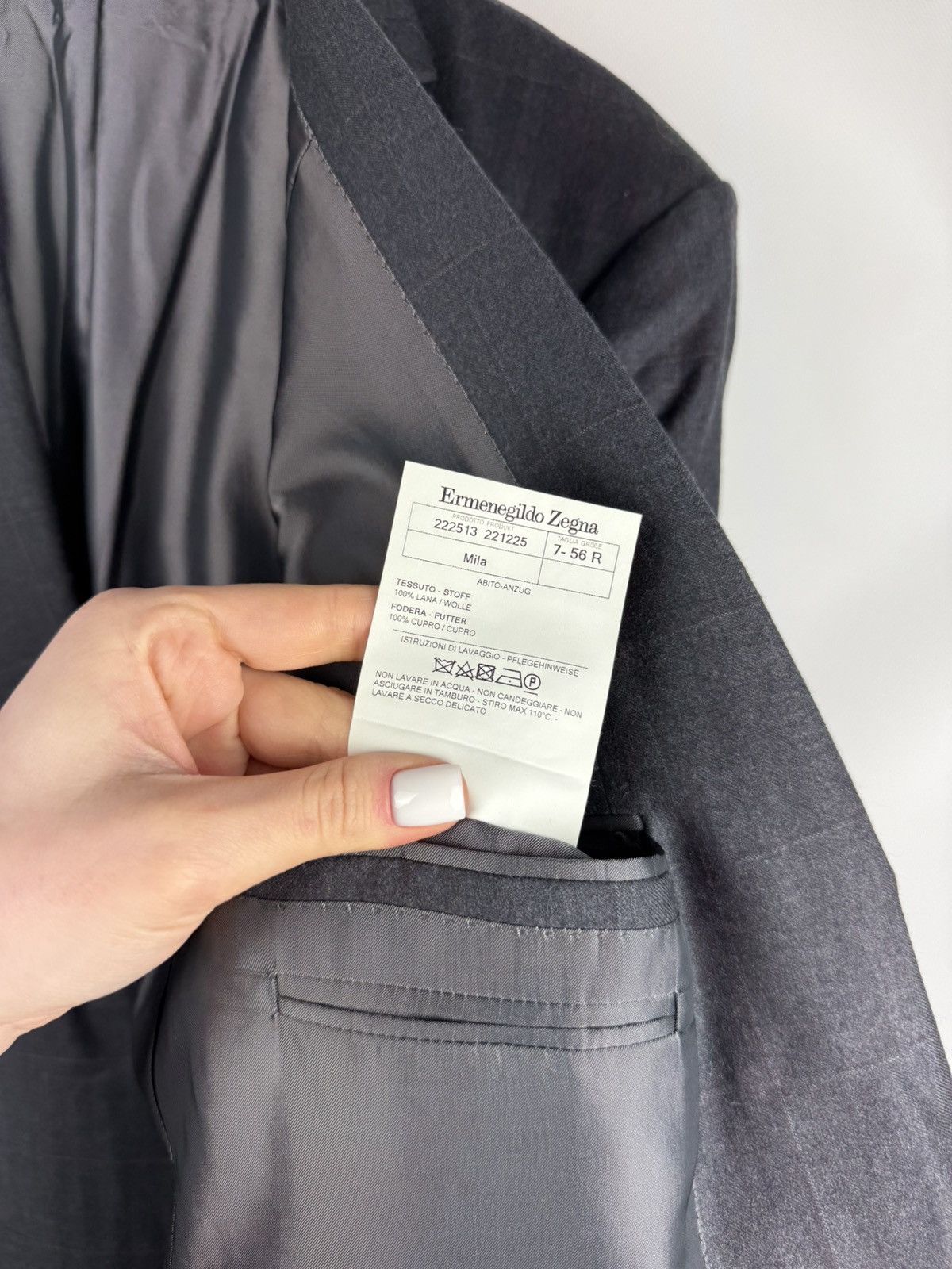 Ermenegildo Zegna Ermenegildo Zegna Mila Checked Wool Blazer Jacket Sportcoat Size 46R - 19 Thumbnail