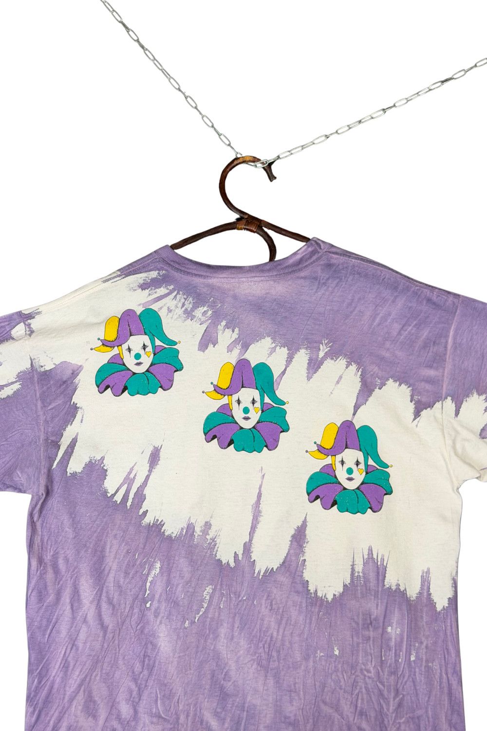 Vintage Vintage 90s Tie Dye Jester Graphic Tee Made in USA Single Size US L / EU 52-54 / 3 - 11 Thumbnail