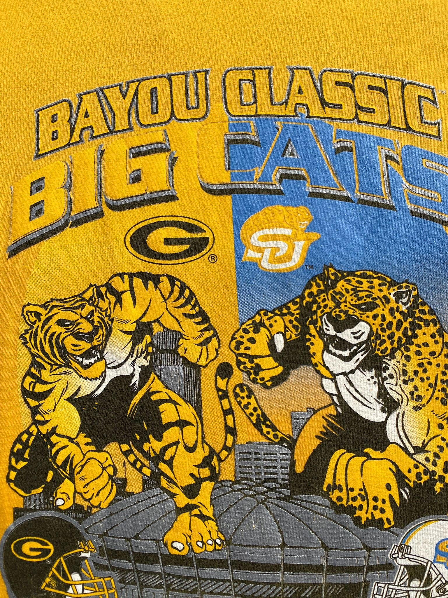 Gildan Y2K Bayou Classic Grambling Vs Southern T-Shirt Large Size US L / EU 52-54 / 3 - 3 Thumbnail