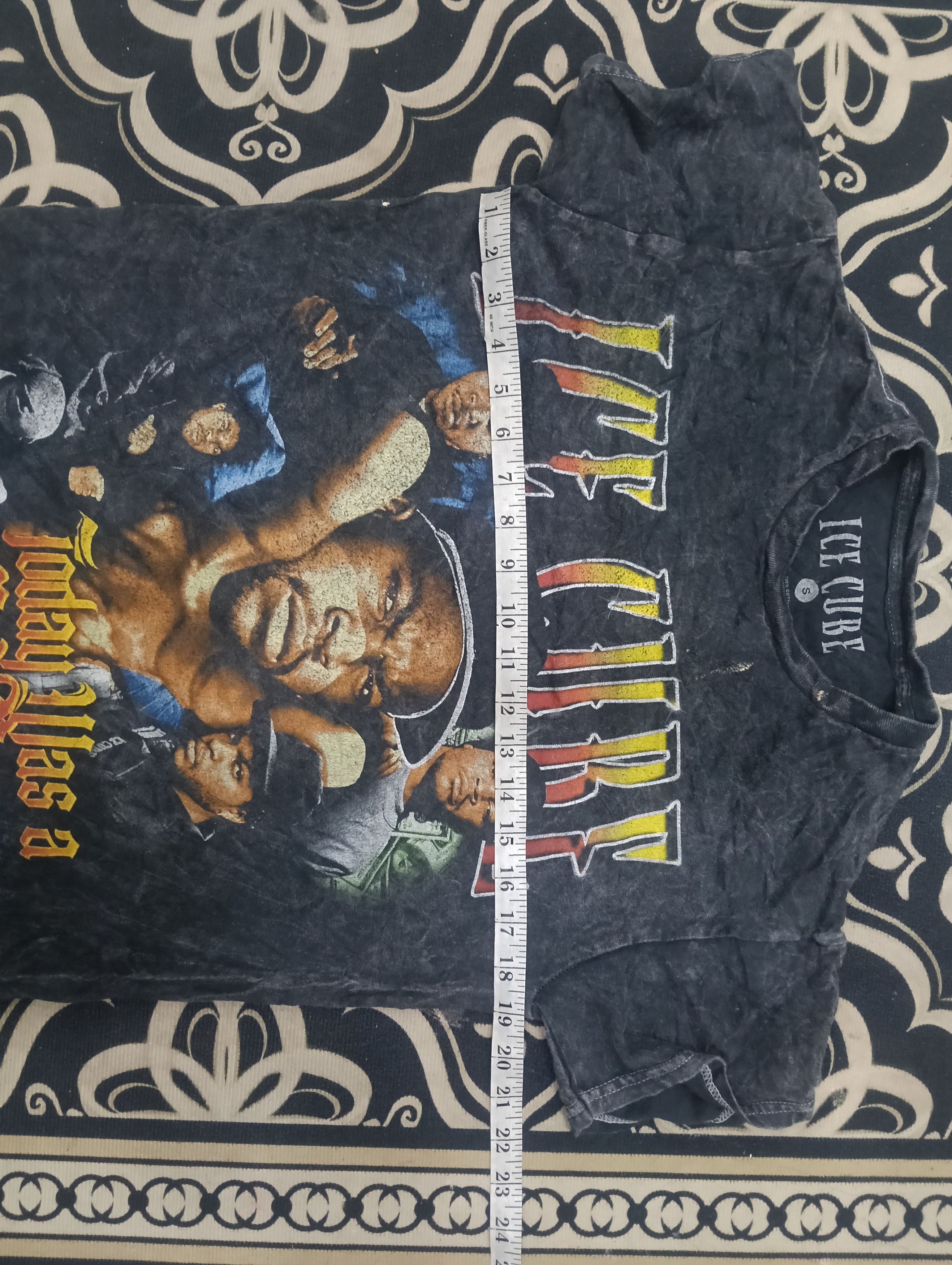 Rap Tees Ice Cube Rap/Hiphop Like Acid Wash Tee Size US S / EU 44-46 / 1 - 5 Thumbnail
