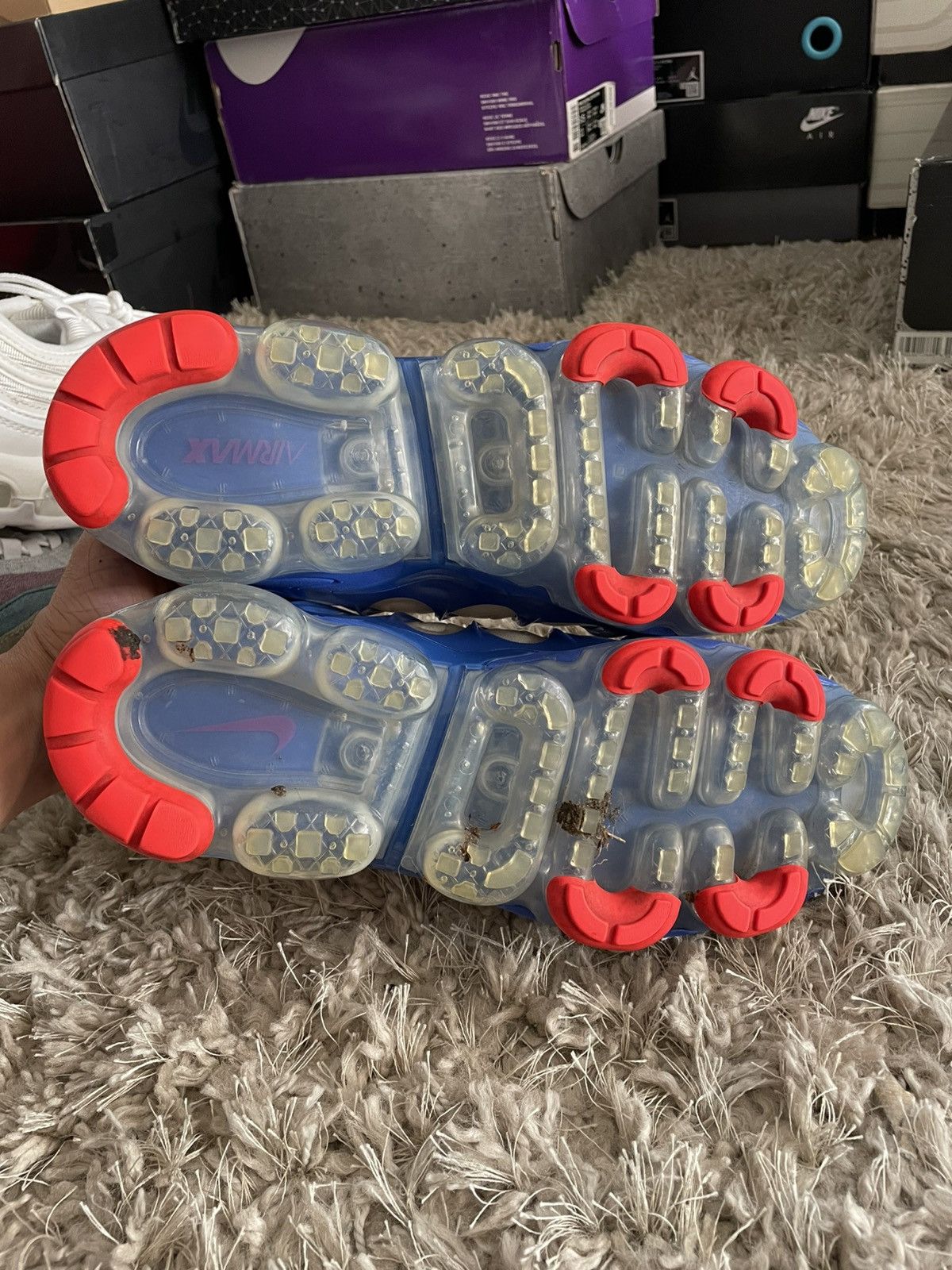 Nike Nike Vapormax Plus Coconut Milk Hyper Royal Size US 9 / EU 42 - 6 Thumbnail