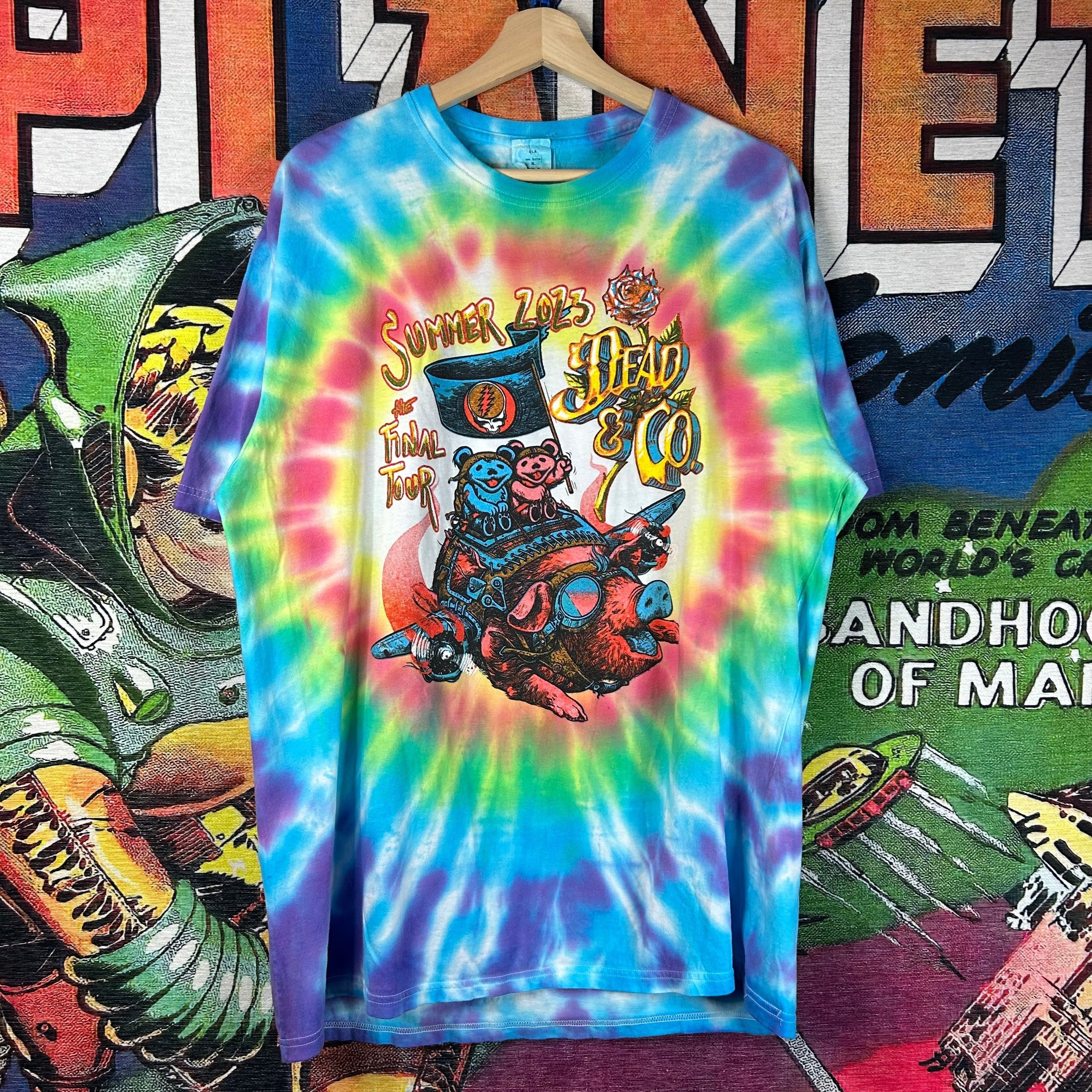 Grateful Dead × Vintage Grateful Dead Dead&Co Summer 2023 ‘The Final Tour’ Tie Dye T Size US XL / EU 56 / 4 - 1 Thumbnail