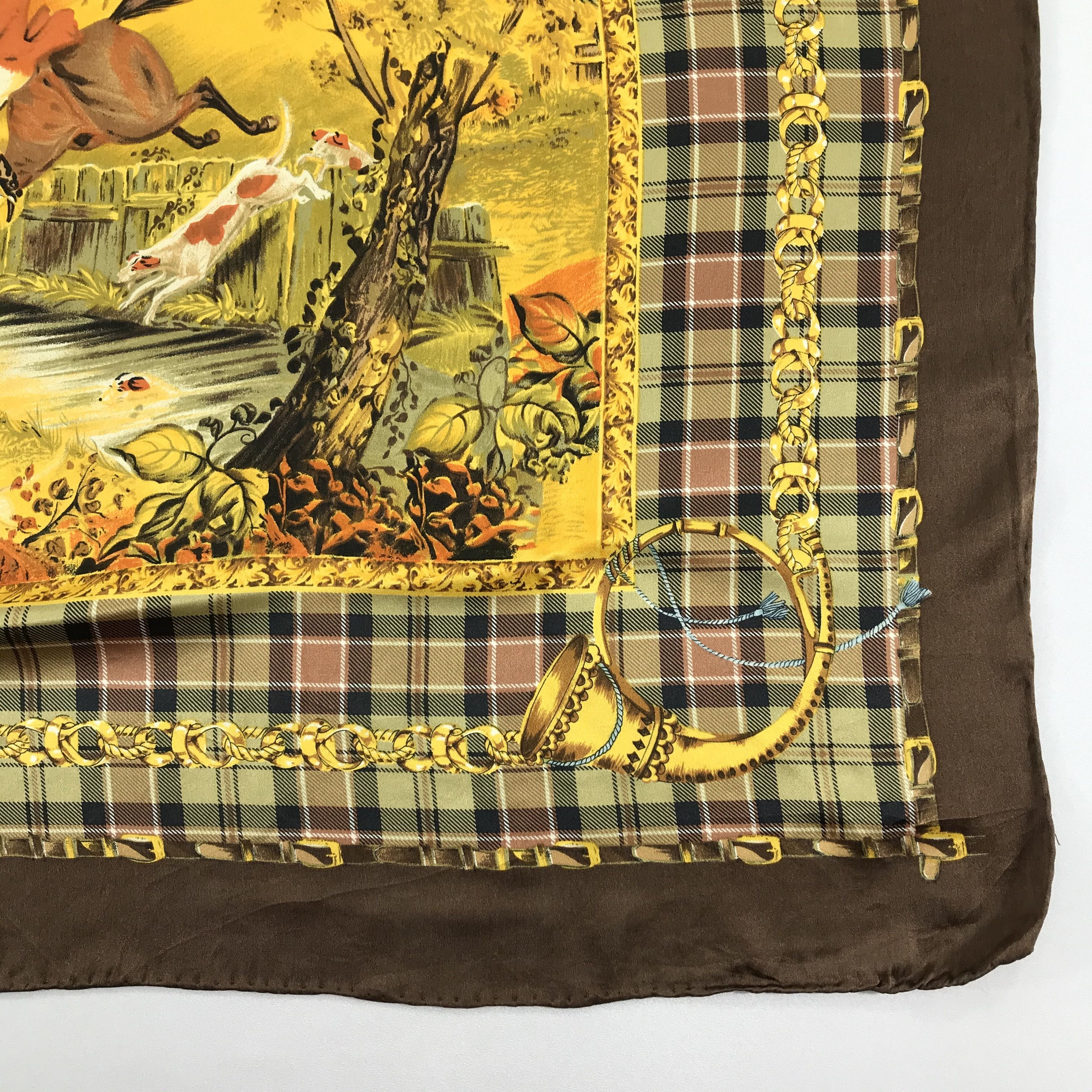 Vintage Vintage Silk Scarf Size ONE SIZE - 4 Thumbnail