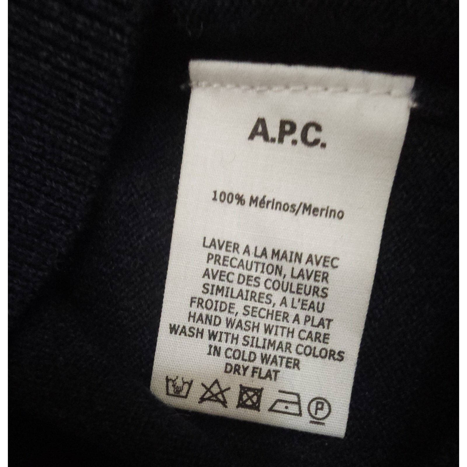 A.P.C. A.P.C Rue Madame Paris Wool Speckled Long Sleeve Sweater Size US S / EU 44-46 / 1 - 7 Thumbnail