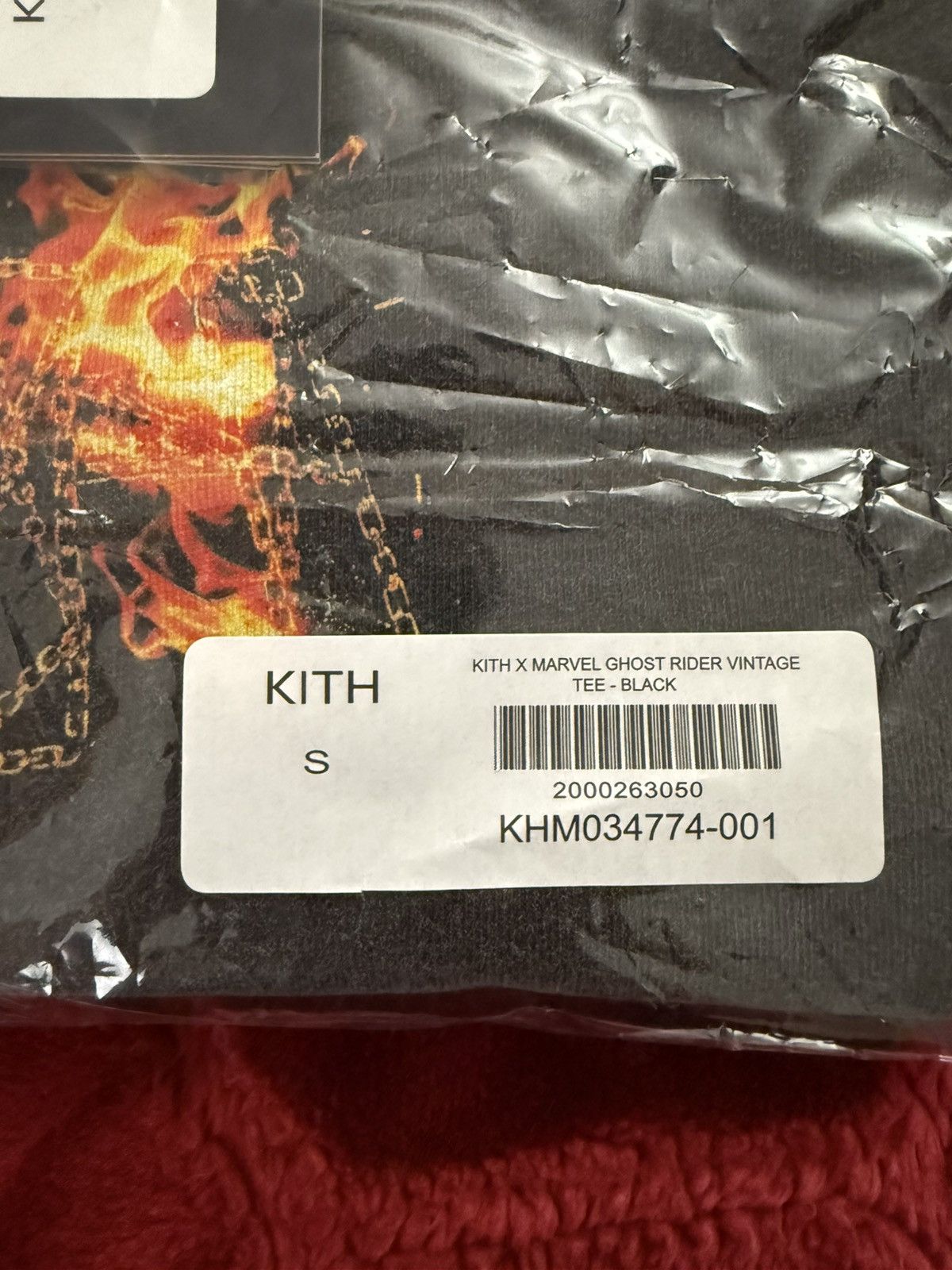 Kith × Marvel Comics Kith For Marvel Ghost Rider Vintage Tee Black Size Small Size US S / EU 44-46 / 1 - 8 Thumbnail