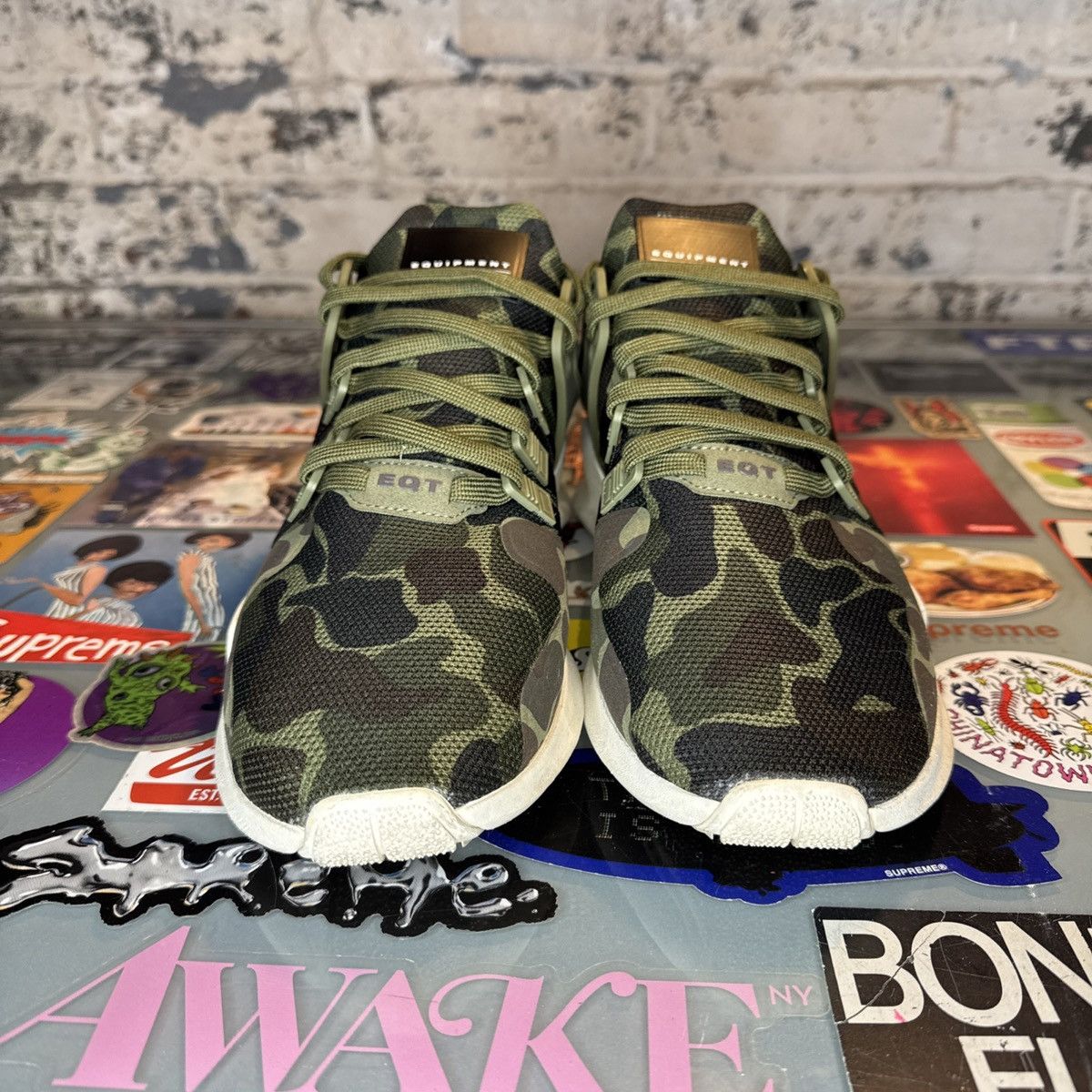 Adidas Adidas EQT Support ADV /91-16 Camo 2016 Size 9.5 Used Size US 9.5 / EU 42-43 - 4 Thumbnail
