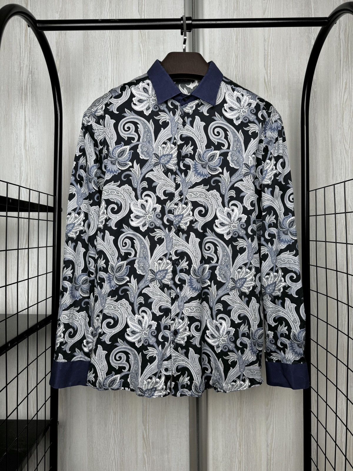 Etro ETRO paisley-print lightweight long sleeve shirt Size US L / EU 52-54 / 3 - 2 Thumbnail