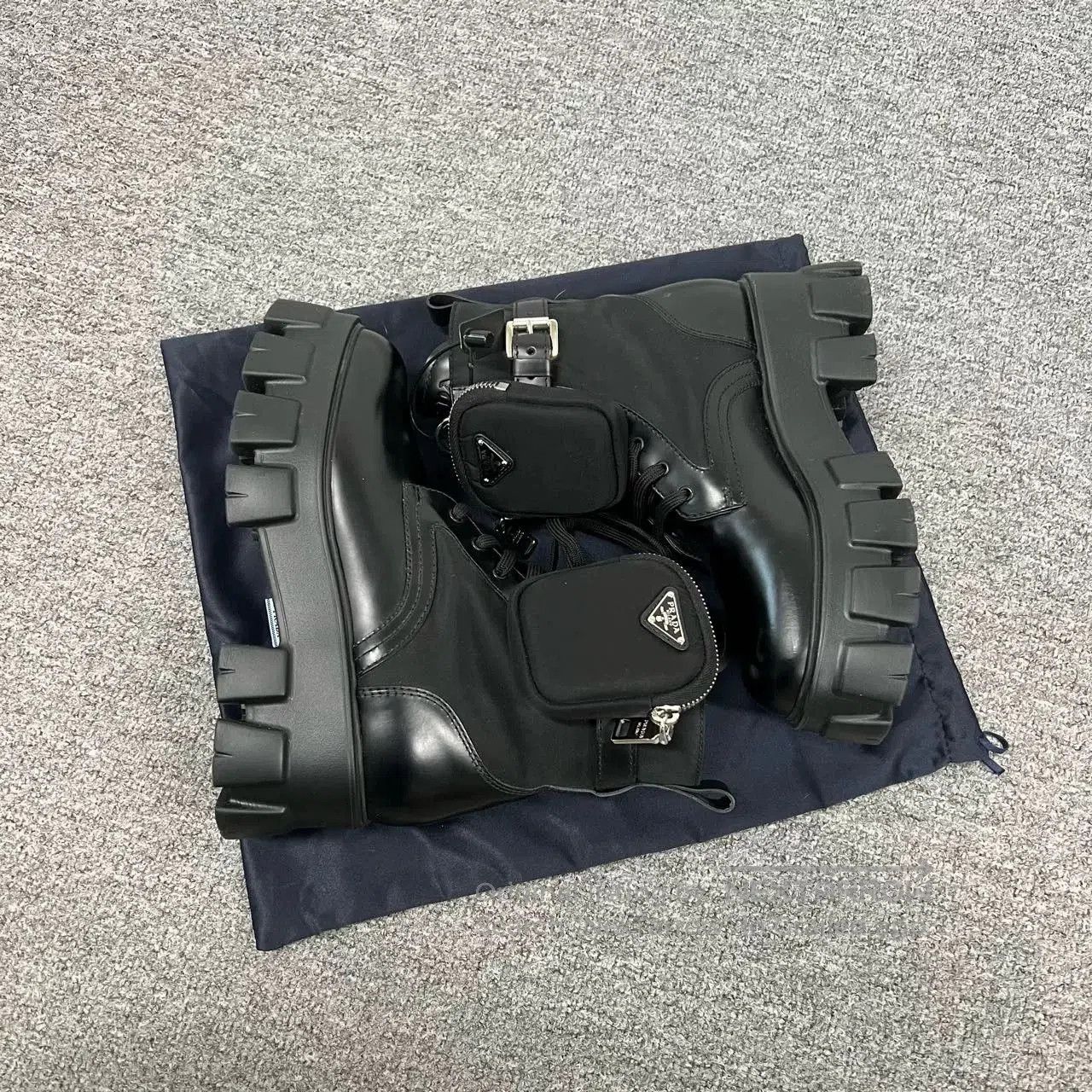 Prada PRADA Monolith Functional Martens Boots 37. Size US 6 / IT 36 - 6 Thumbnail