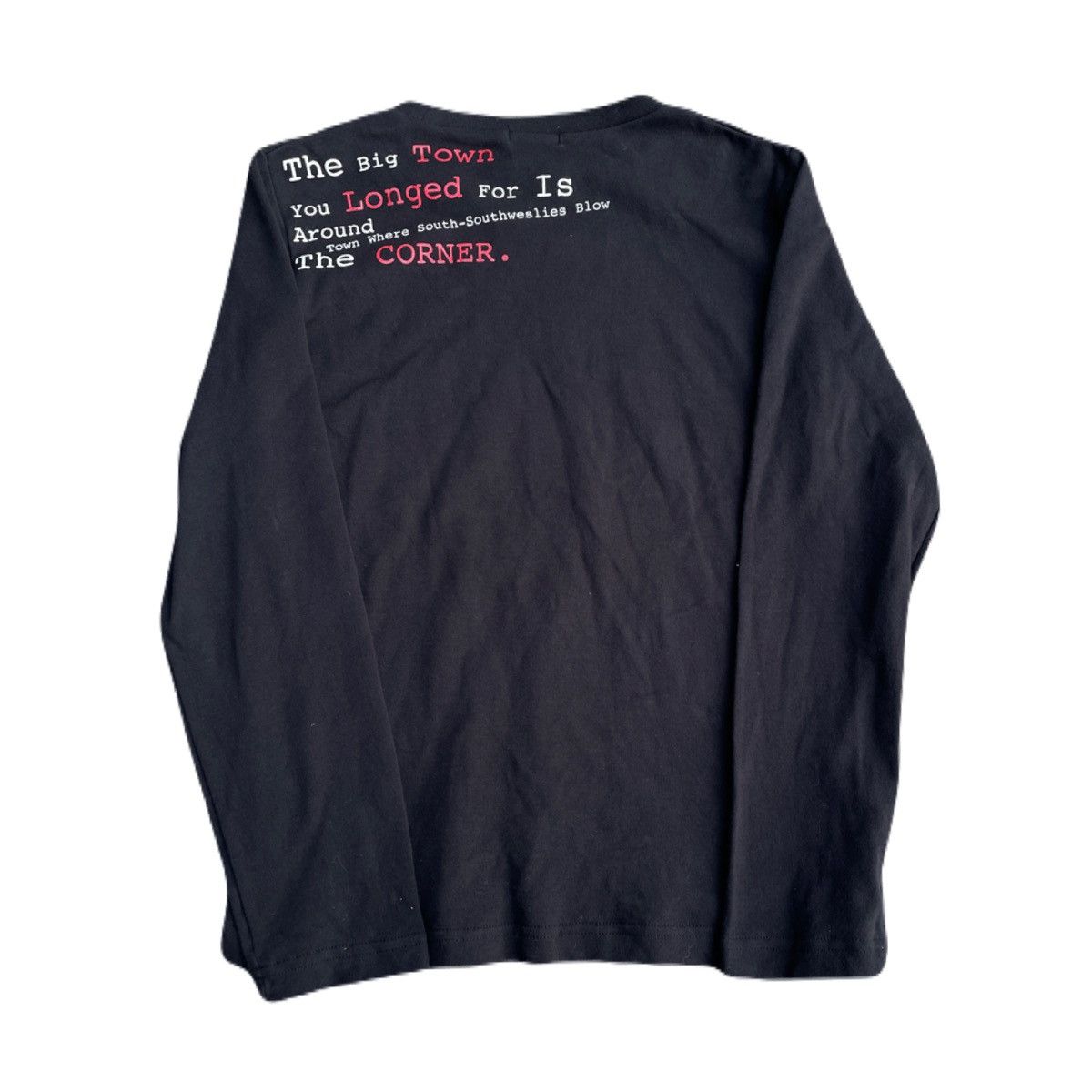 If Six Was Nine 2000s Japanese archive Glitter Poem Long Sleeve Tee Y2K Vkei Size US S / EU 44-46 / 1 - 4 Thumbnail