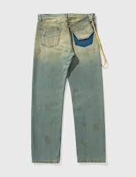 Maison Margiela Rare Maison Margiela Distressed Jeans with Strap Pouch Size US 30 / EU 46 - 2 Thumbnail