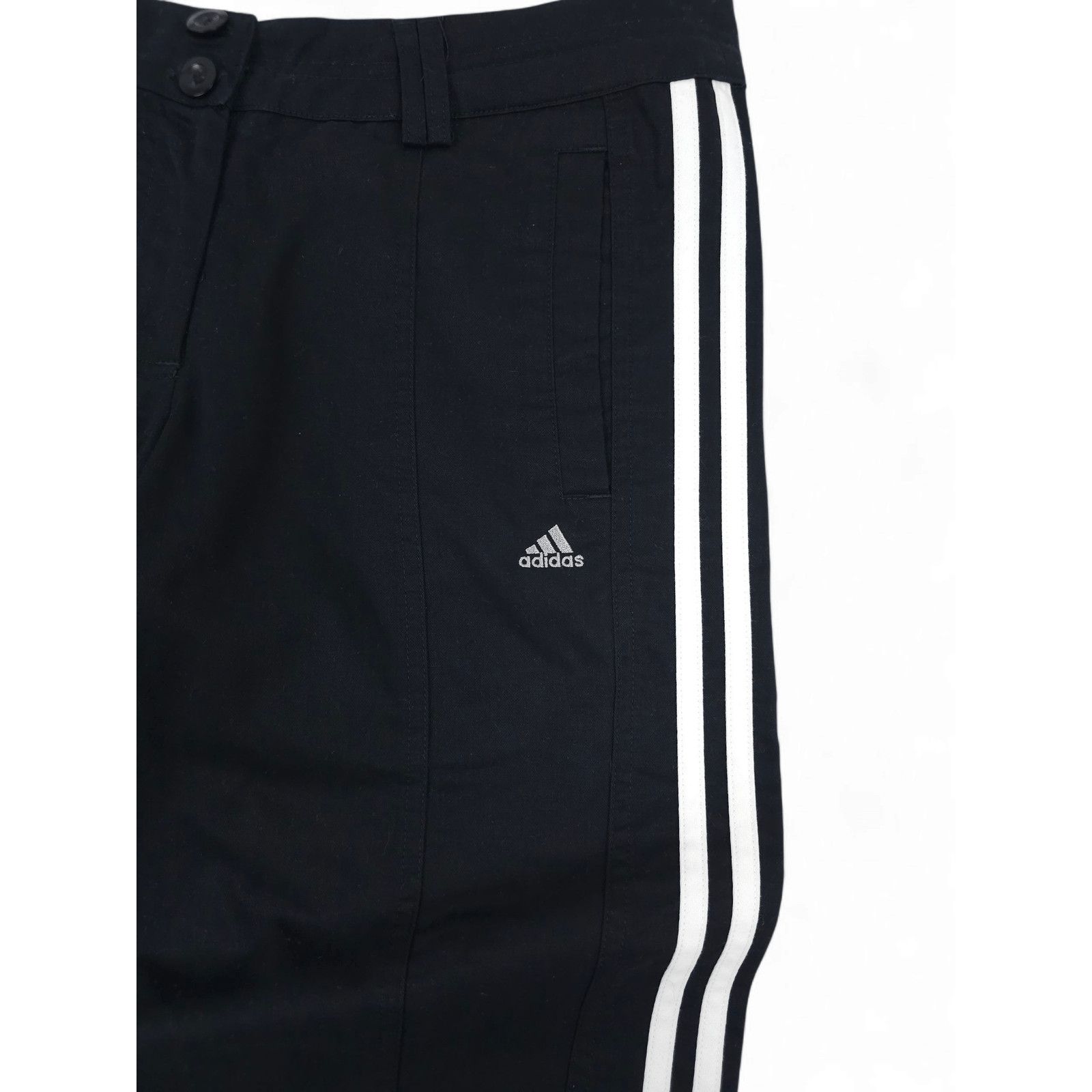 Adidas 💎 Vintage Y2K Adidas Relaxed Baggy Stripes Track Pants S Size US 30 / EU 46 - 3 Thumbnail