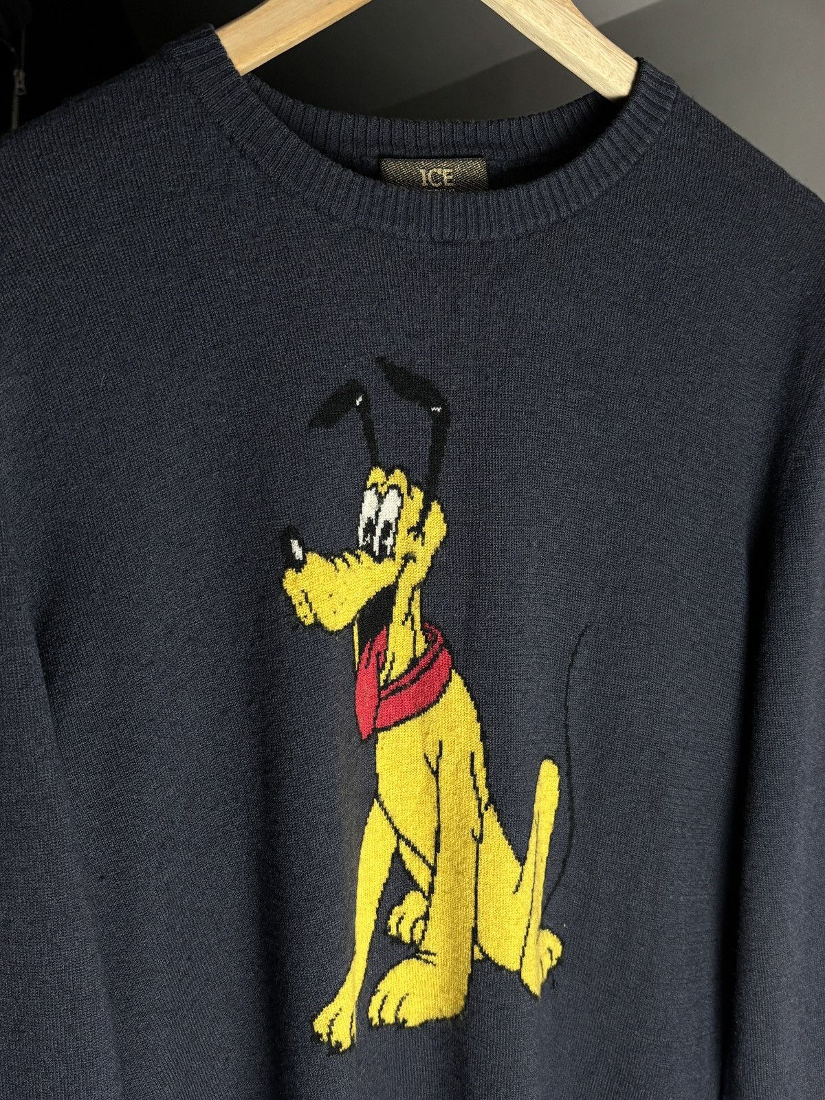 Iceberg Iceberg x Disney Pluto vintage knit wool & cashmere sweater Size US XL / EU 56 / 4 - 3 Thumbnail