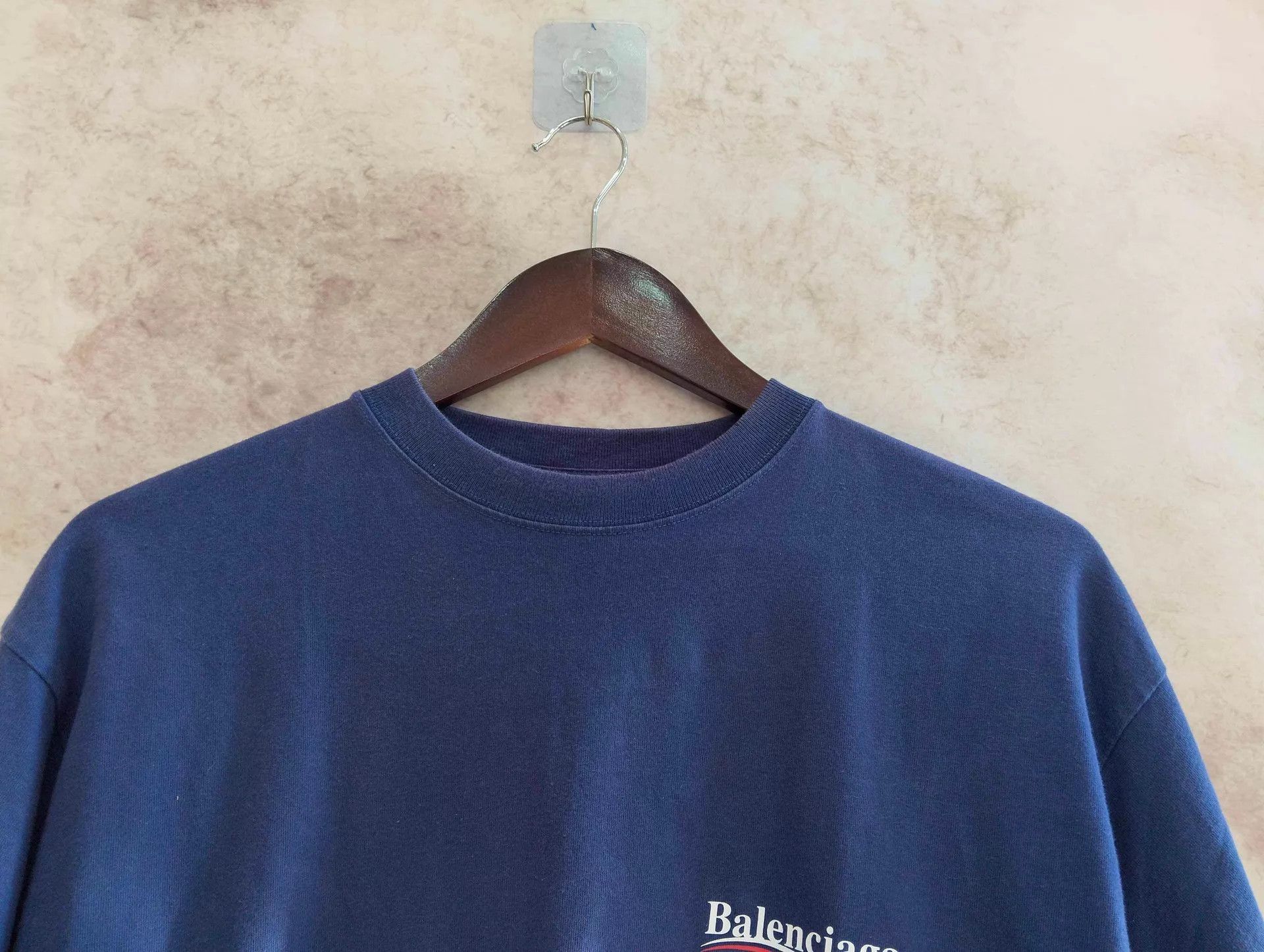 Balenciaga Balenciaga Coke Short Sleeve T-Shirt Deep Blue XXS Size US XXS / EU 40 - 6 Thumbnail