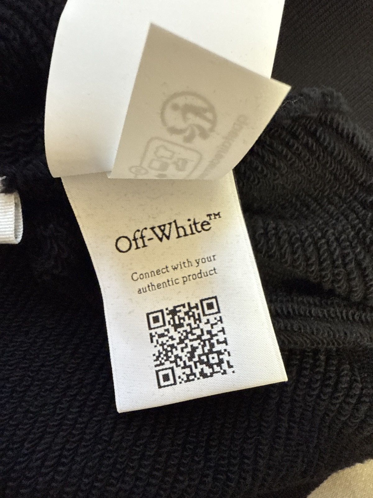 Off-White 🏈 Football-print cotton hoodie