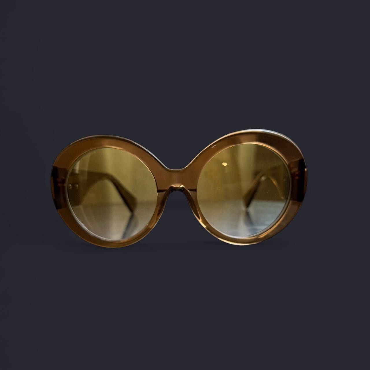 Versace Versace Brown and Gold Round Women’s Sunglasses Size ONE SIZE - 2 Thumbnail