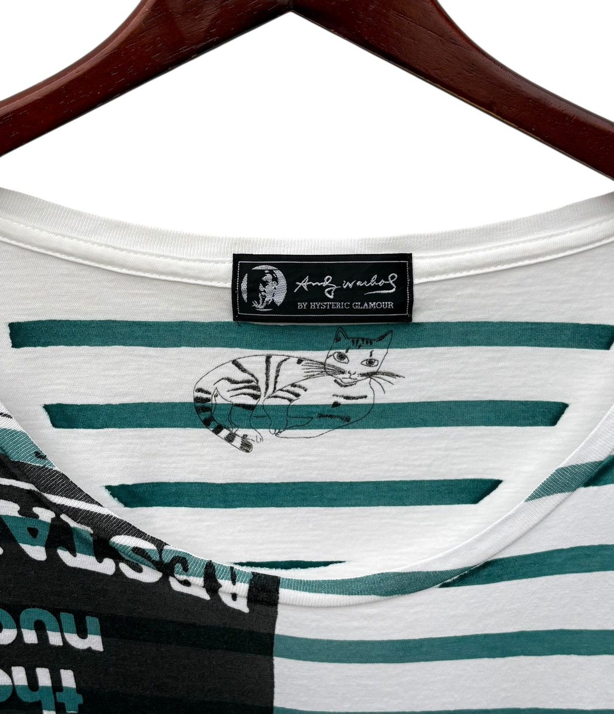 Andy Warhol × Hysteric Glamour Hysteric Glamour X Andy Warhol Stripes Longsleeve Shirt Size ONE SIZE - 2 Thumbnail