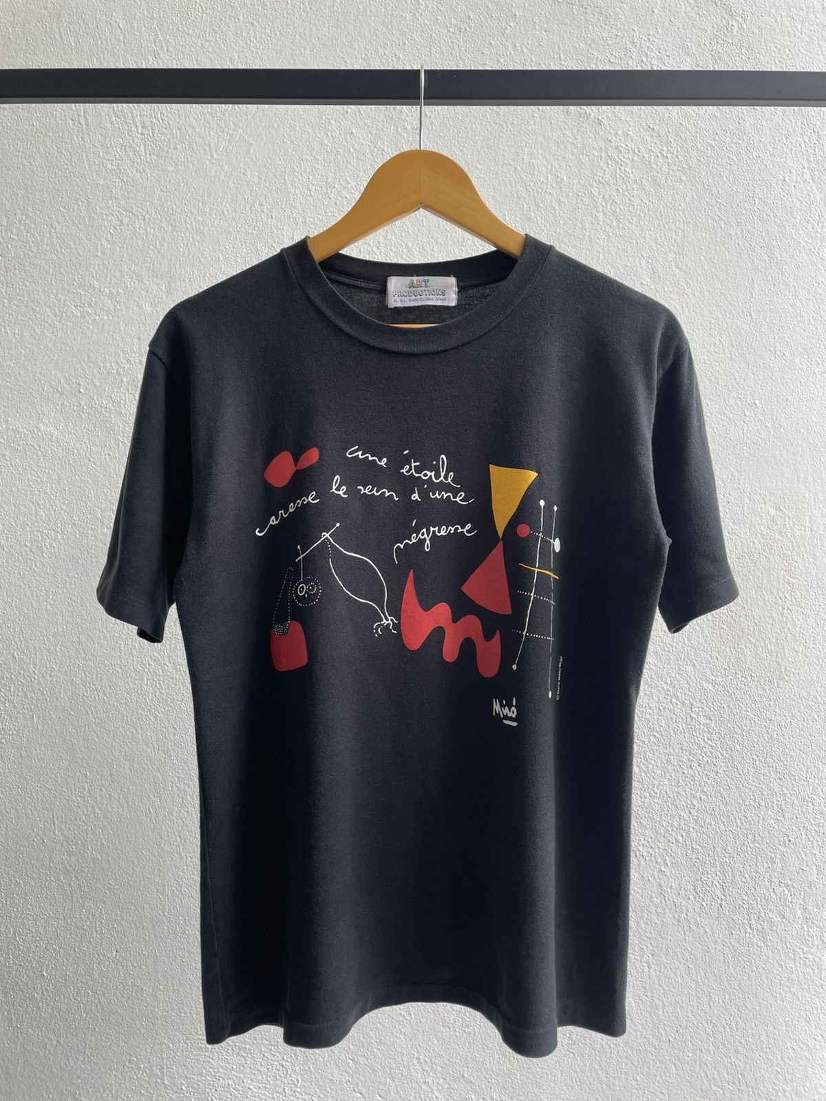 Art Comes First Vintage 90's John Miro Artwork Shirts Size US M / EU 48-50 / 2 - 1 Thumbnail