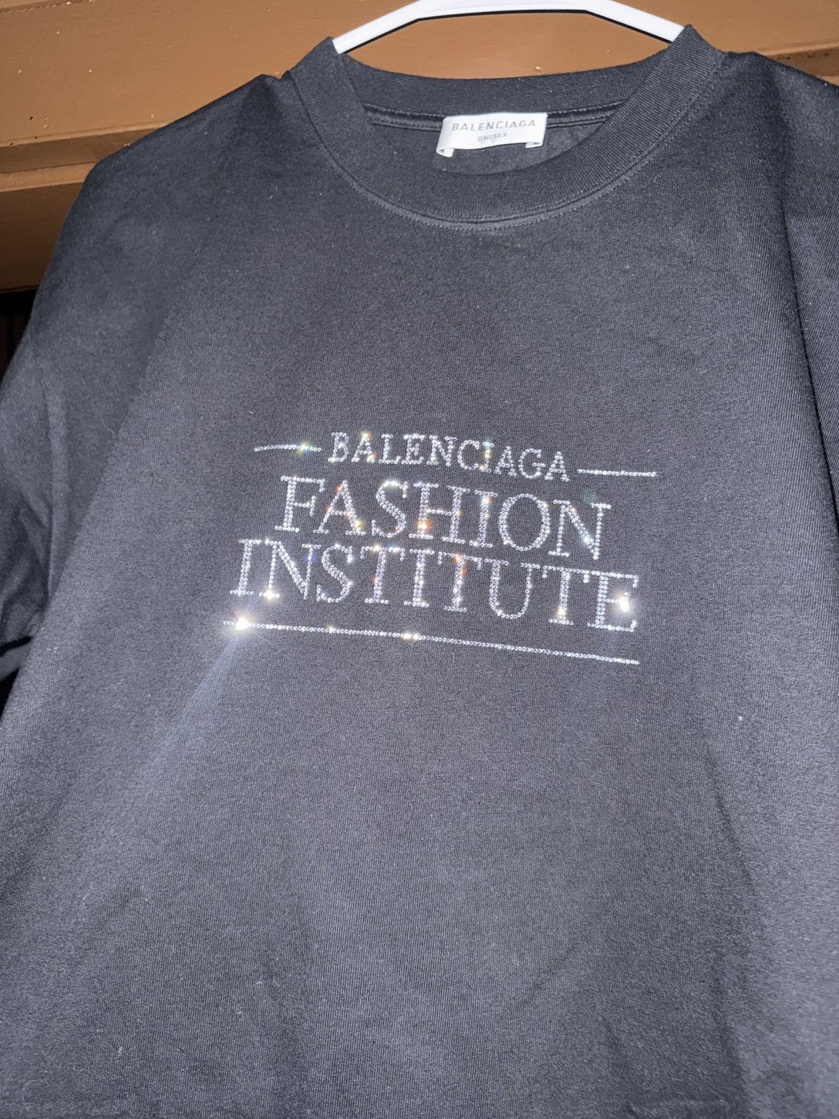 Balenciaga Balenciaga Fashion Institute Rhinestone Size Small Size US S / EU 44-46 / 1 - 4 Thumbnail