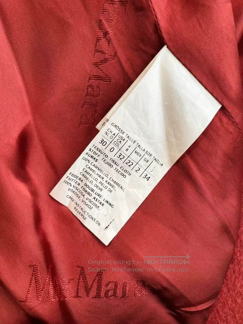 Max Mara Max Mara Camel fur red belt coat Size 4XL / US 24-26 - 6 Thumbnail