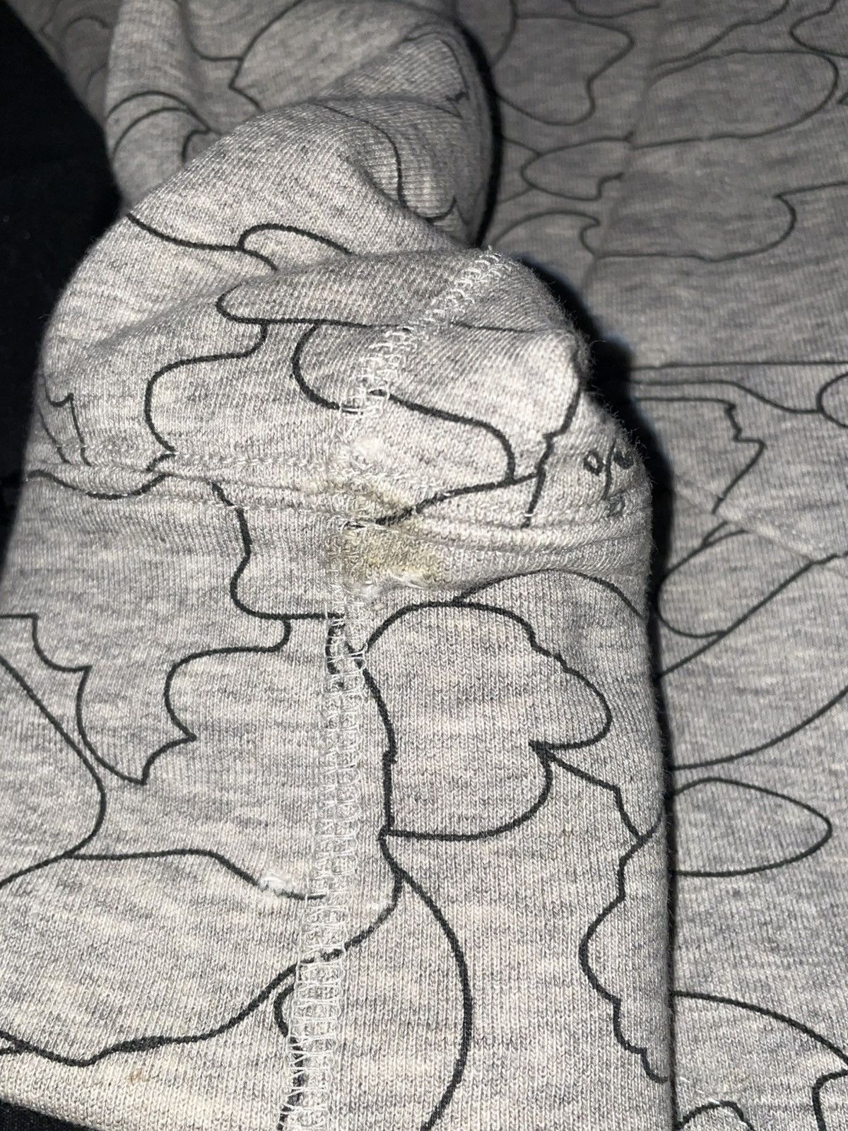 Bape Gray Bape Hoodie Size US S / EU 44-46 / 1 - 4 Thumbnail