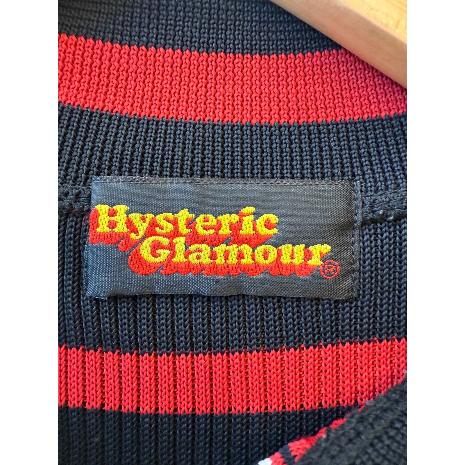 Hysteric Glamour Hysteric Glamour Striped Knit Top Size ONE SIZE - 3 Thumbnail