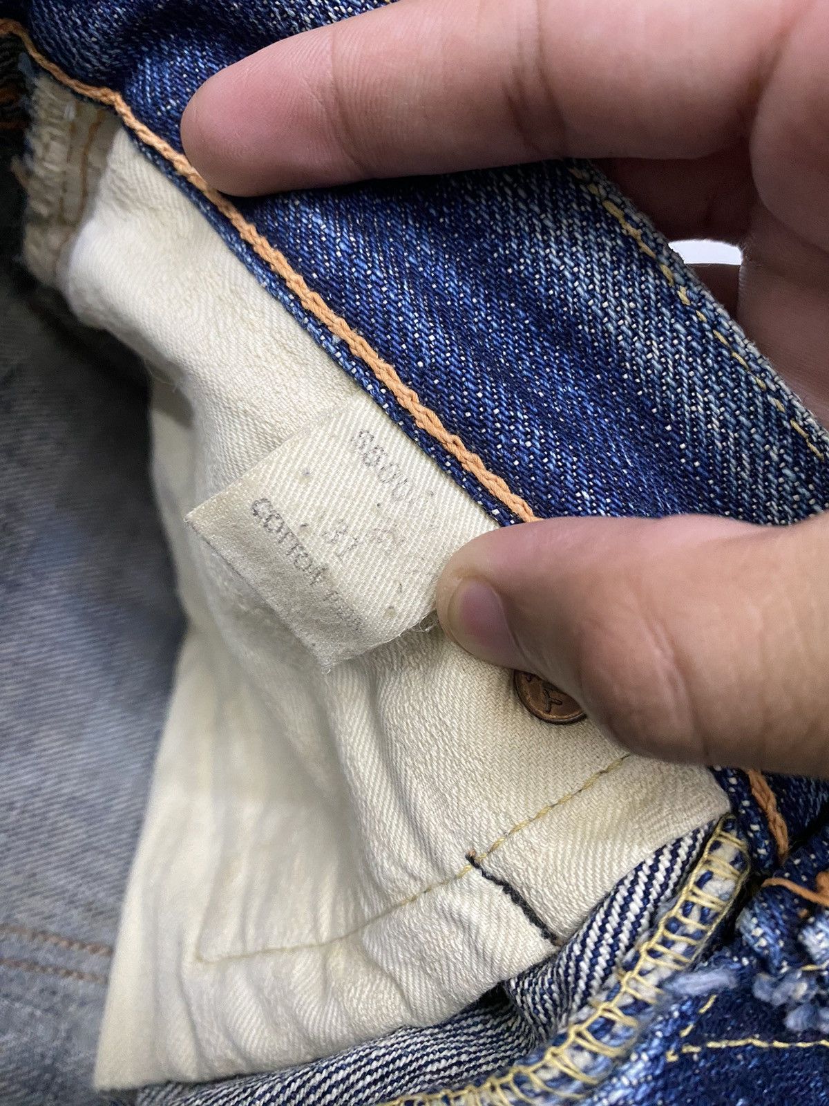 Samurai Jeans VINTAGE SAMURAI JEANS SELVEDGE DISTRESSED DENIM Size US 28 / EU 44 - 14 Thumbnail