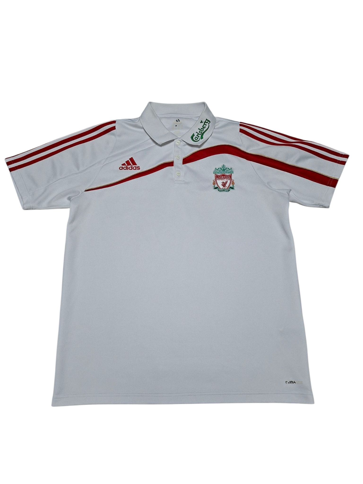 Adidas LIVERPOOL ADIDAS VINTAGE 2009 CARLSBERG SOCCER POLO SHIRT Size US XL / EU 56 / 4 - 1 Thumbnail