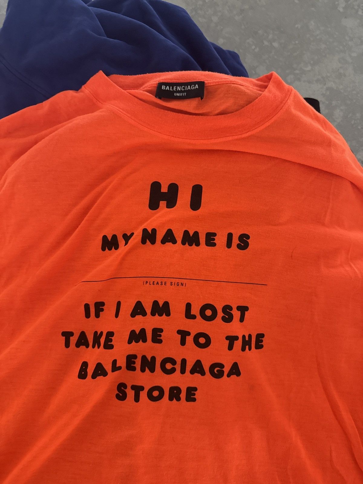 Balenciaga Balenciaga Hi My Name Is Shirt BRAND NEW XXL UNWORN WITH TAG Size US XXL / EU 58 / 5 - 1 Thumbnail