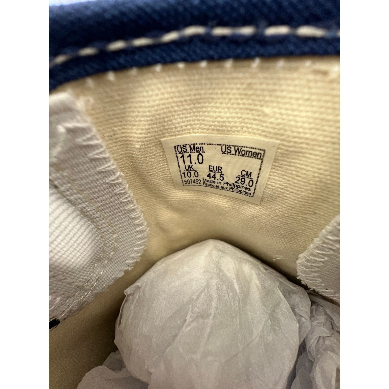 Vans Vans Premium Classic Slip-On “Pearlized Pack- Indigo Blu Size US 11 / EU 44 - 6 Thumbnail