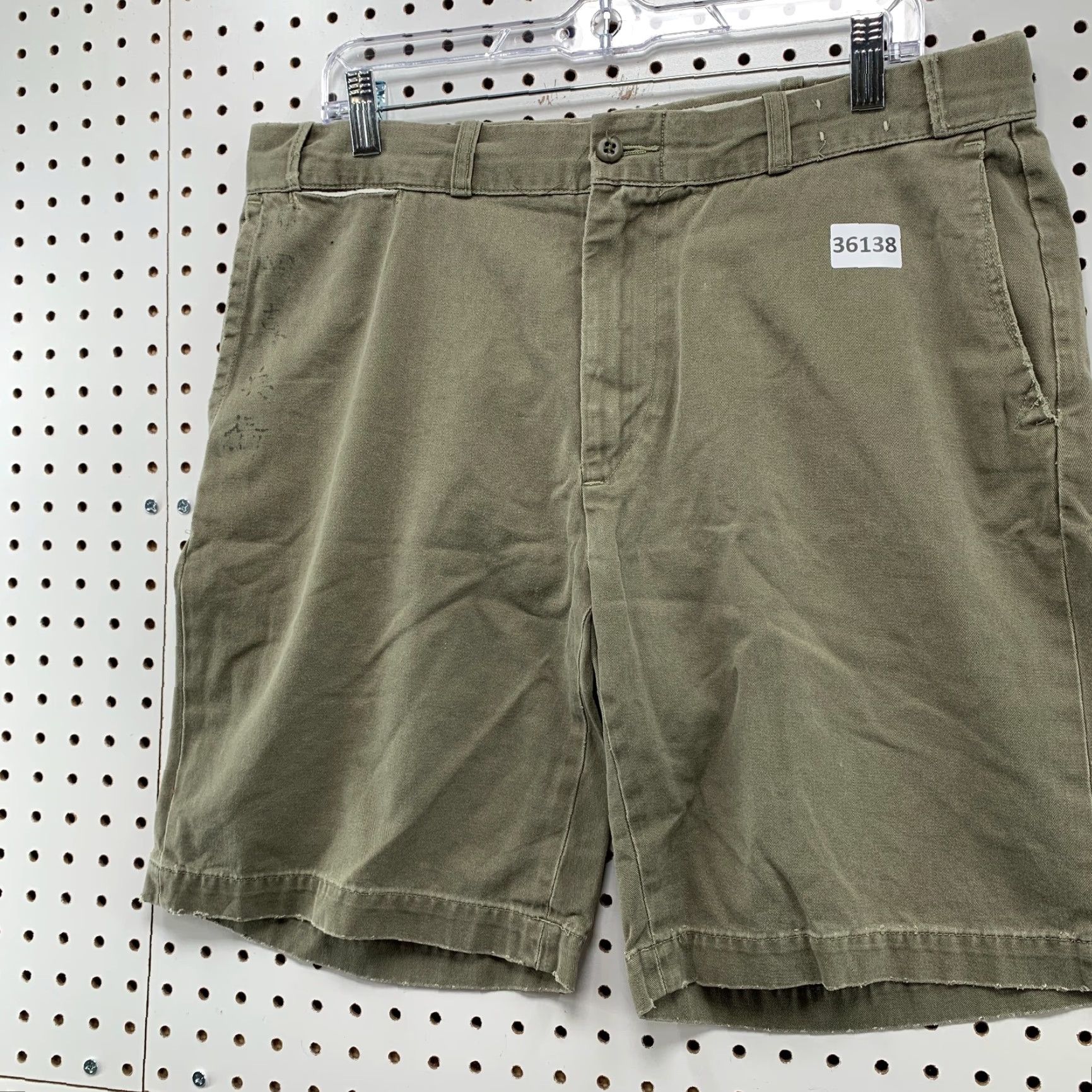 Polo Ralph Lauren Polo Ralph Lauren Chino Shorts Mens 34x9 Gray Preppy Casual Chino Shorts Casual Vintage 90s Mens Vintage Polo Ralph Lauren Size US S / EU 44-46 / 1 - 2 Thumbnail