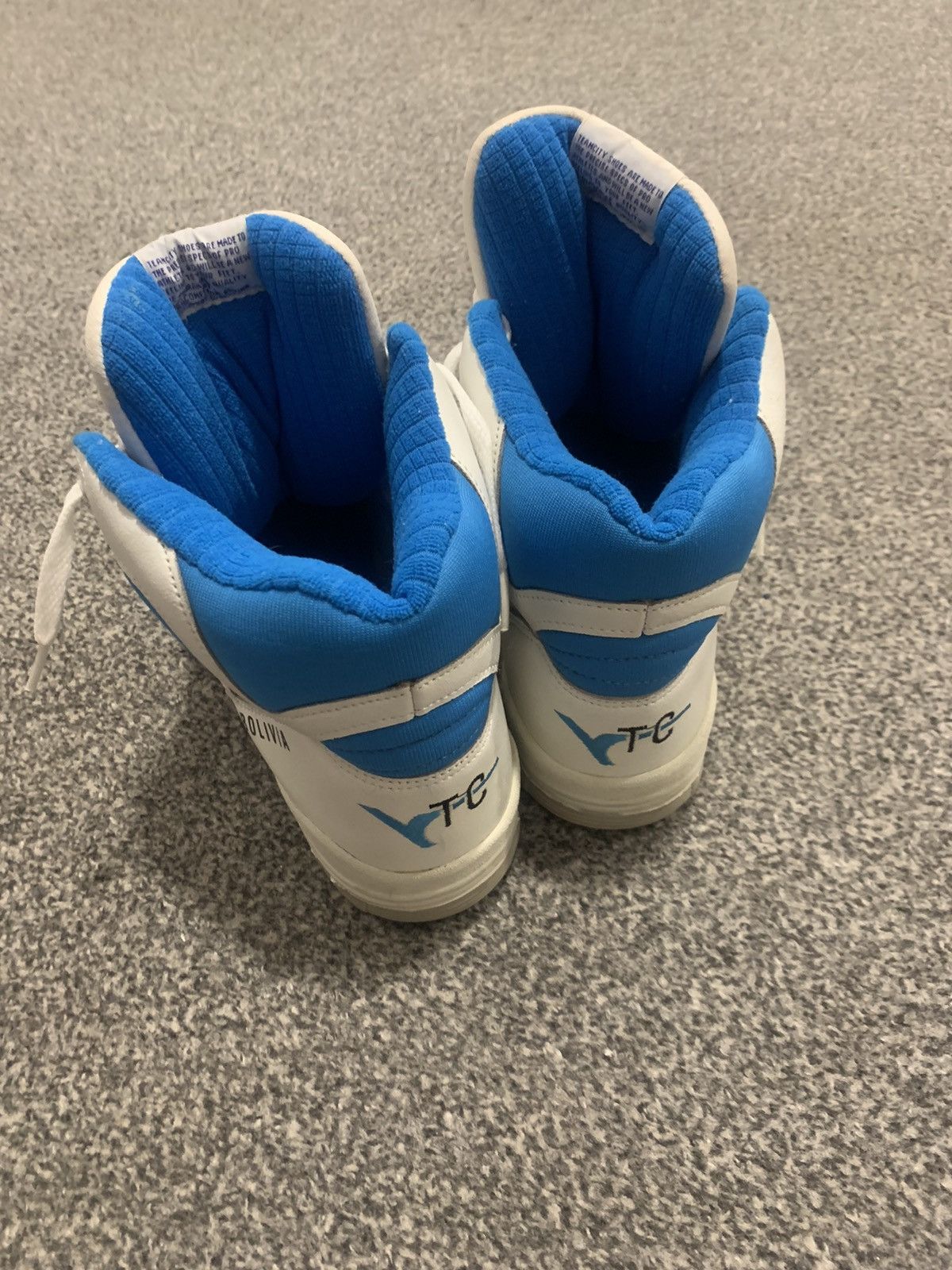 Vintage Vintage UNC Baby Blue High Top Teamcity Sneakers Size US 10.5 / EU 43-44 - 6 Thumbnail
