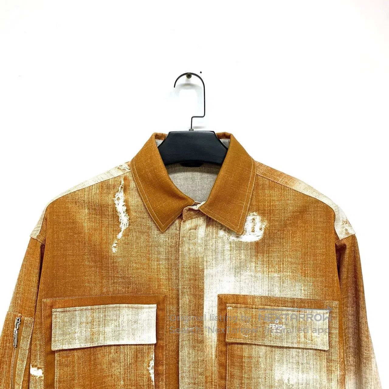 Fendi fendi denim jacket with unique finish. Size US XXL / EU 58 / 5 - 5 Thumbnail